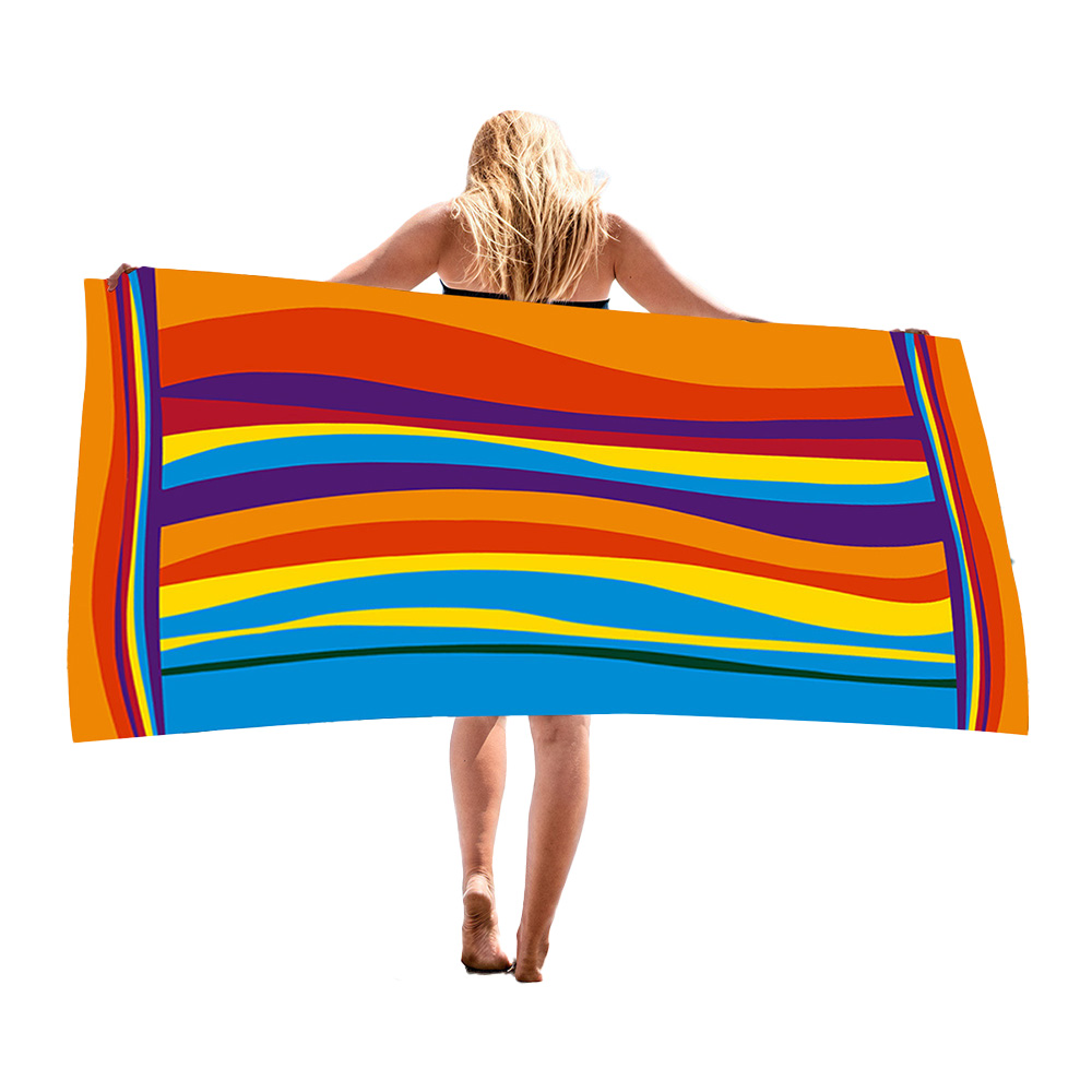 Traveler's Microfiber Terry Beach Towel 1