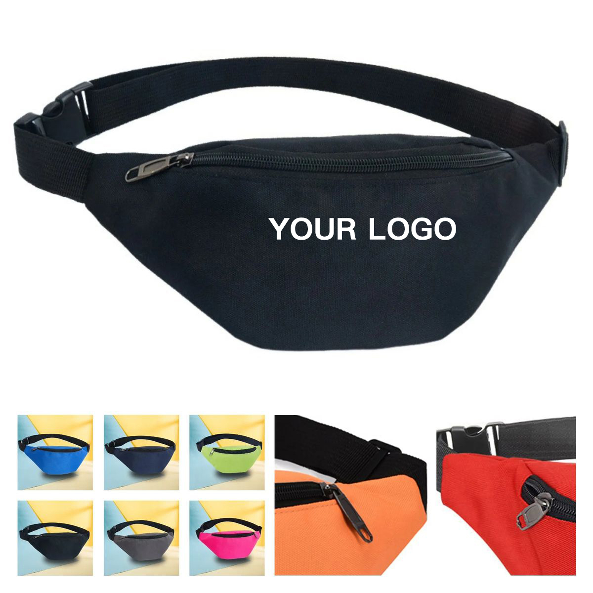 Lightweight Oxford Hiking Waist Bag 5