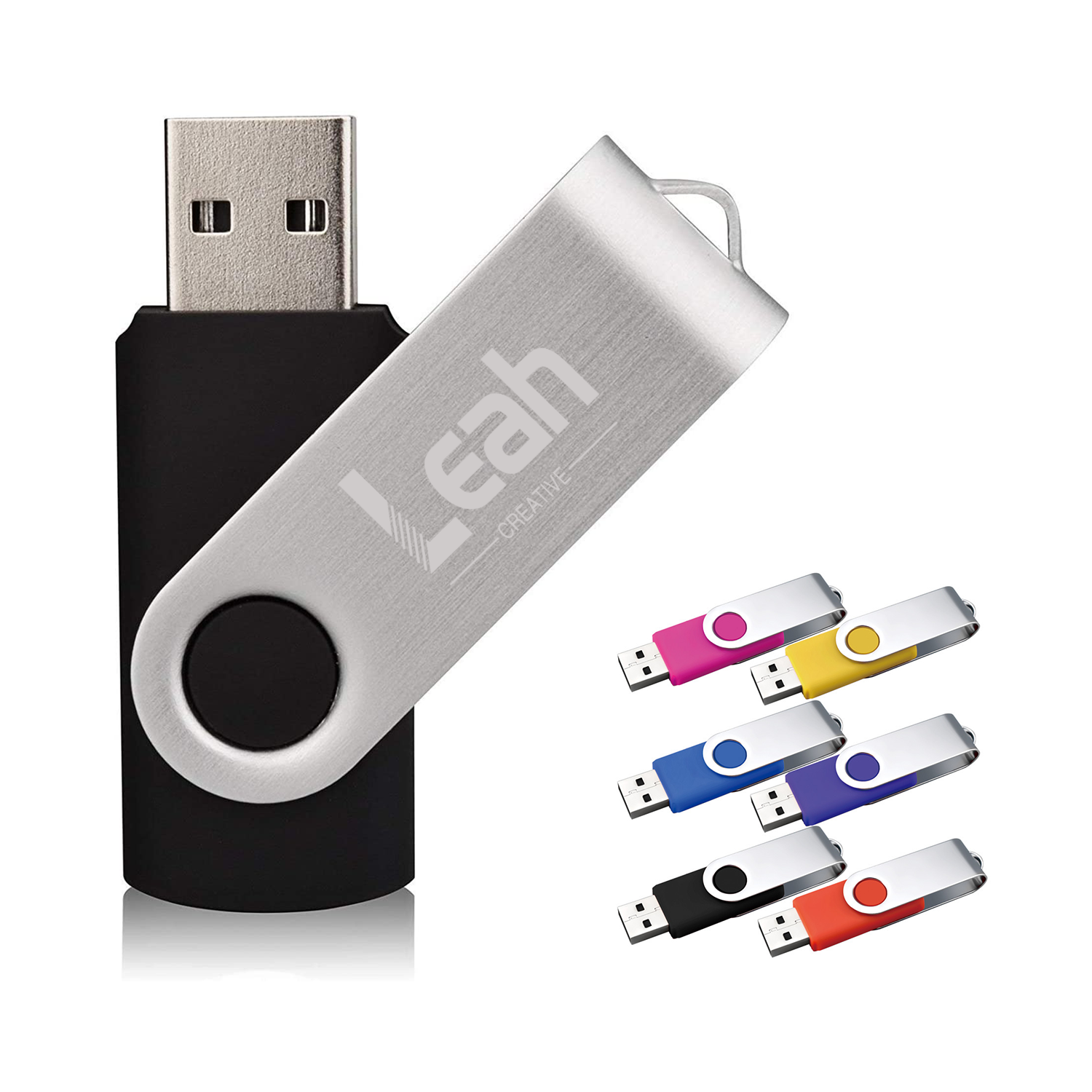 16GB Swivel USB Flash Drive Stick 1
