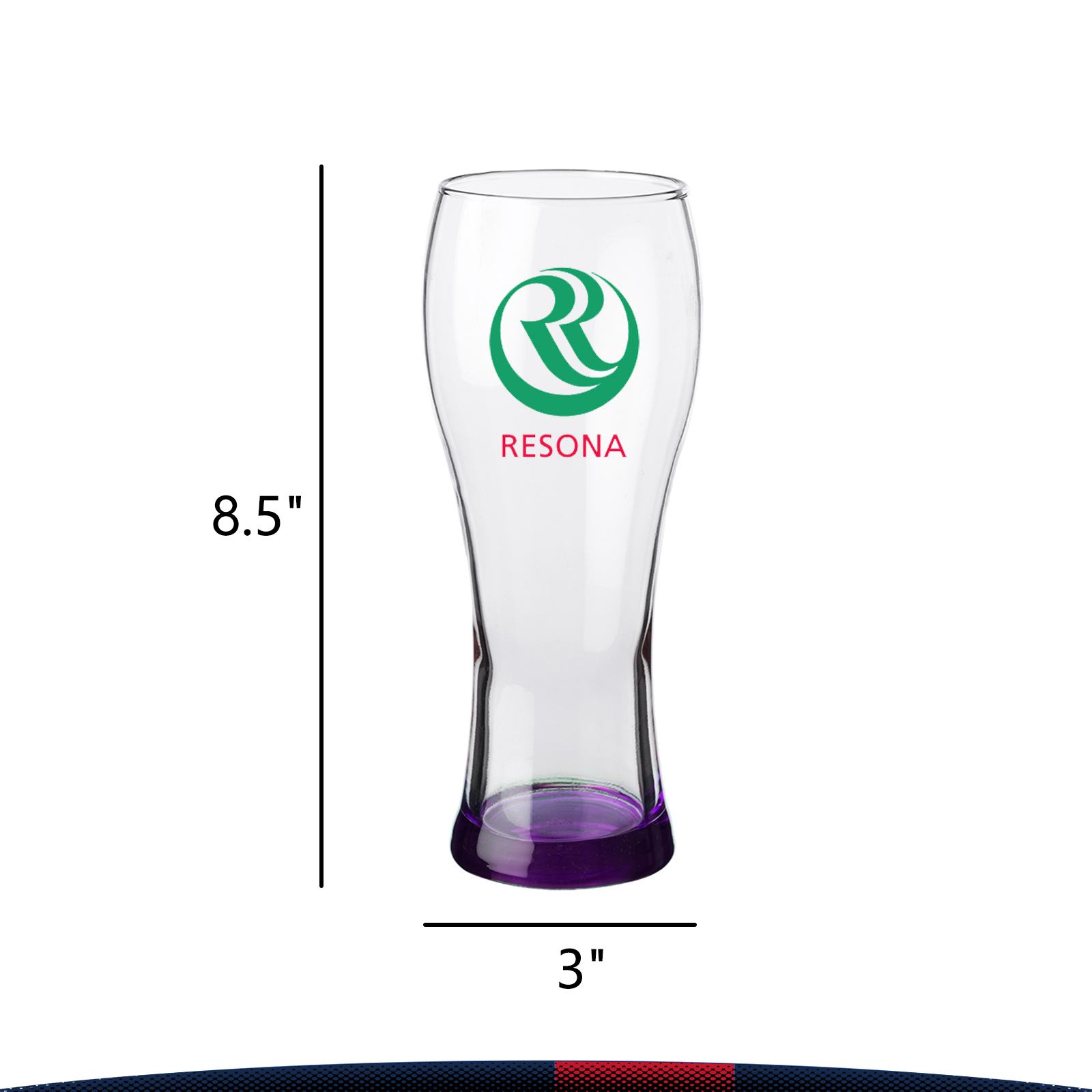 23 Oz. High-Quality Pilsner Beer Glasses 1