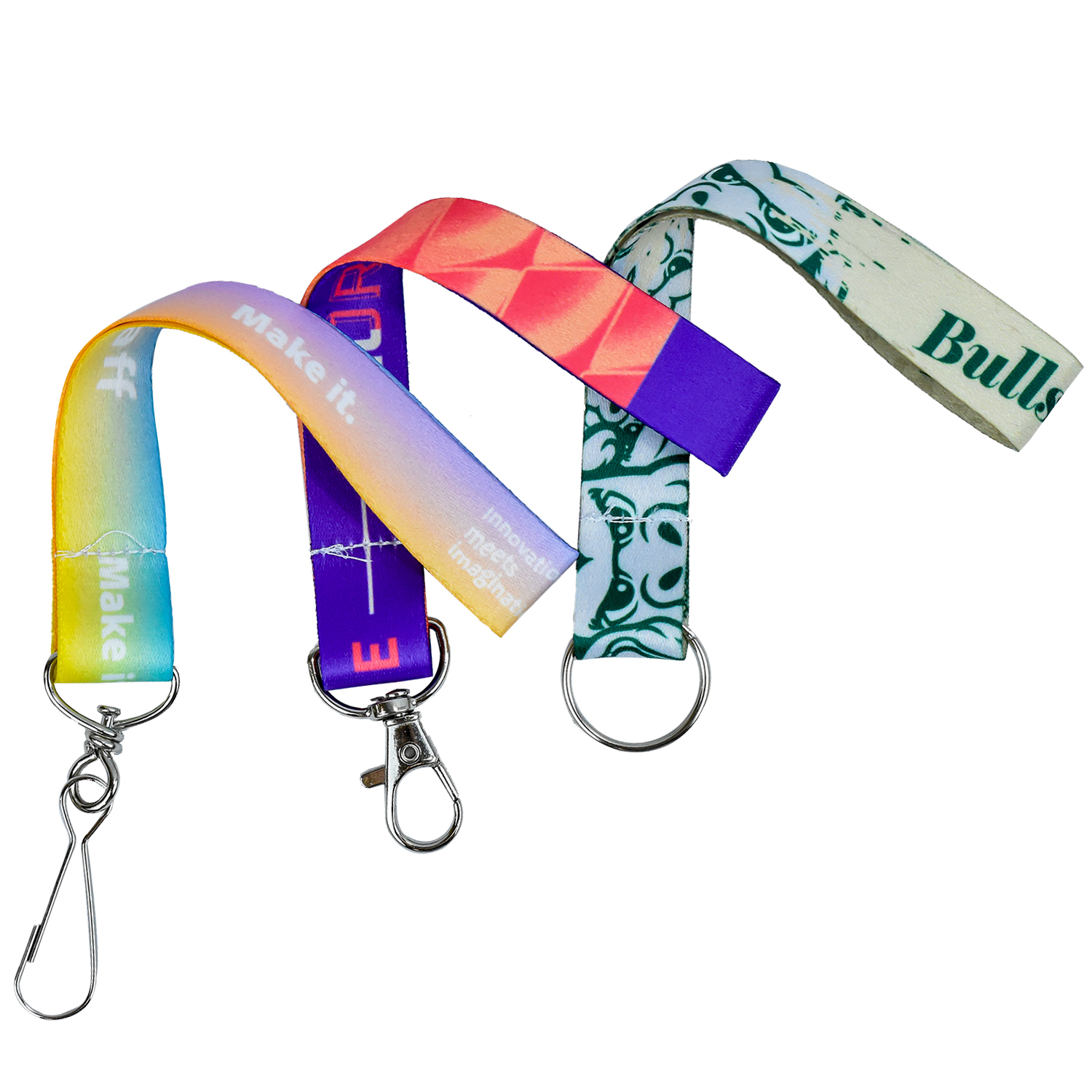3/4 inch Event Lanyards Full Color Dye Sublimation 6