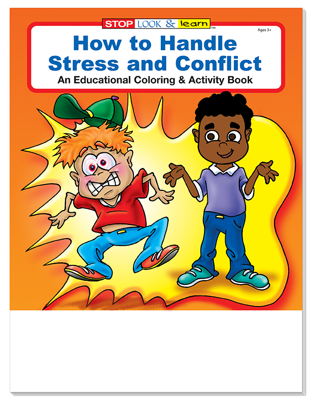 COLORING BOOK - How to Handle Stress and Conflict Coloring & Activity Book 1