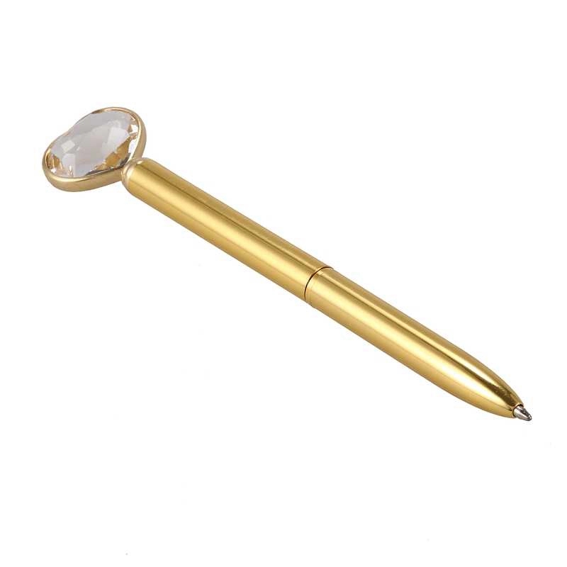 Heart Shape Crystal Diamond Ballpoint Pen 2