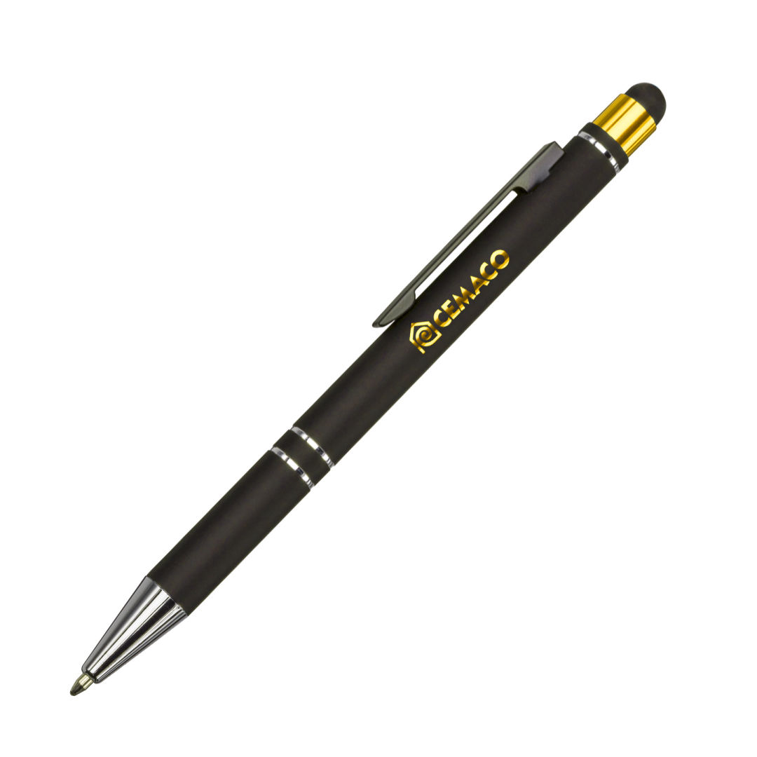 Scroll Metal Ballpoint Pen/Stylus 10