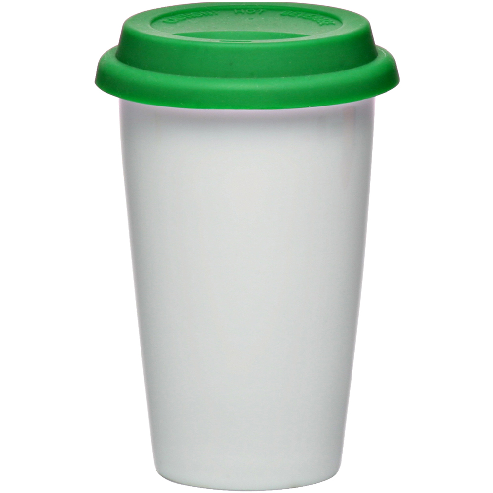11 oz. Double Wall Ceramic Tumblers with Lid 38
