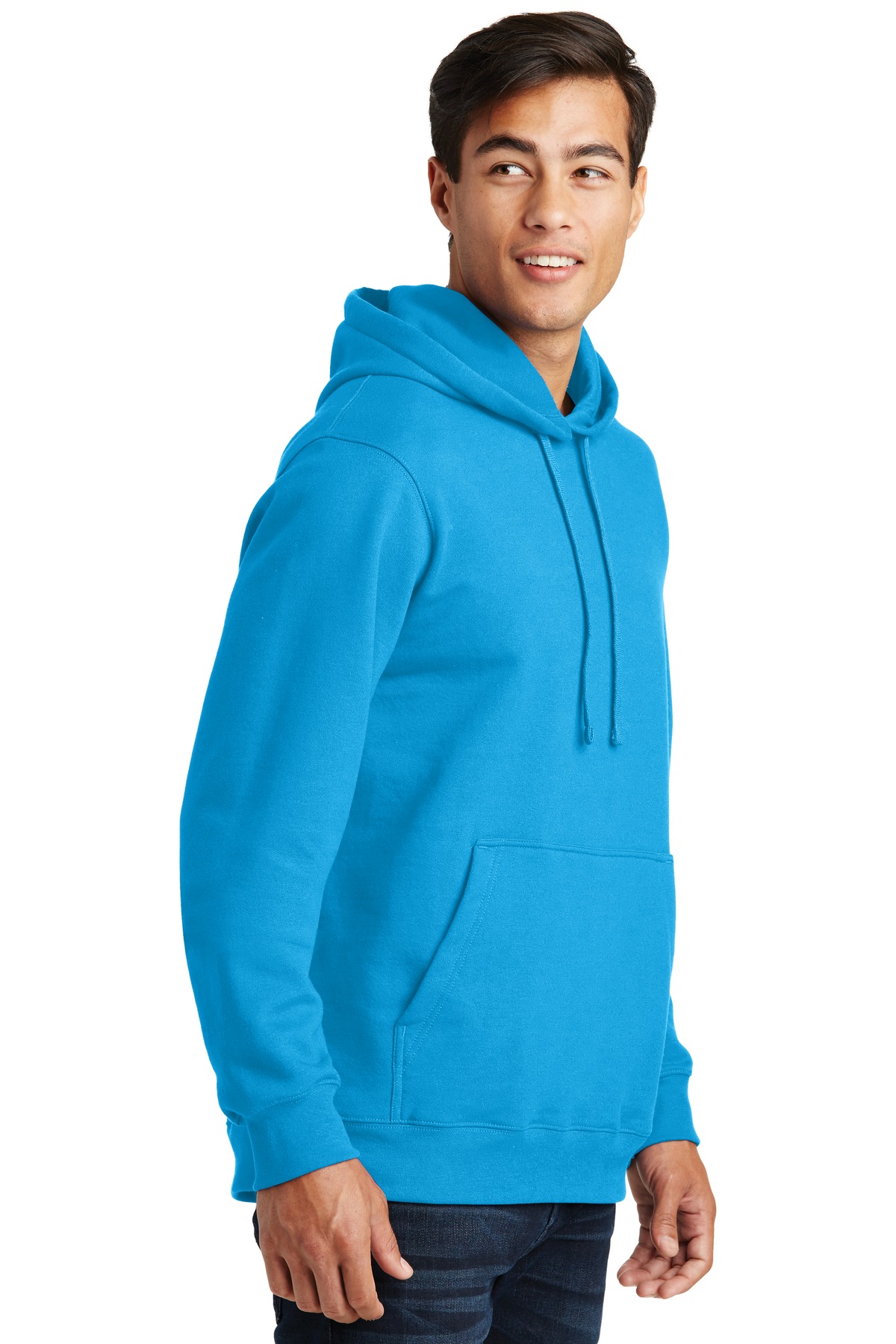Port & Company® Fan Favorite Fleece Pullover Hooded Sweatshirt, custom hoodie or sweatshirt with logo imprint 8