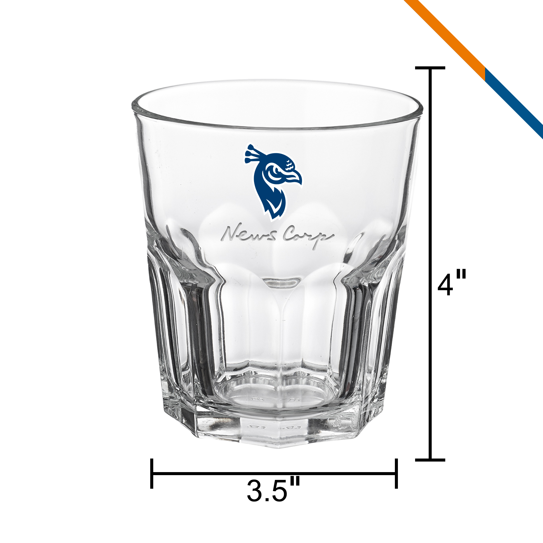 Emeline Whiskey Glass - 12.5 OZ. 6