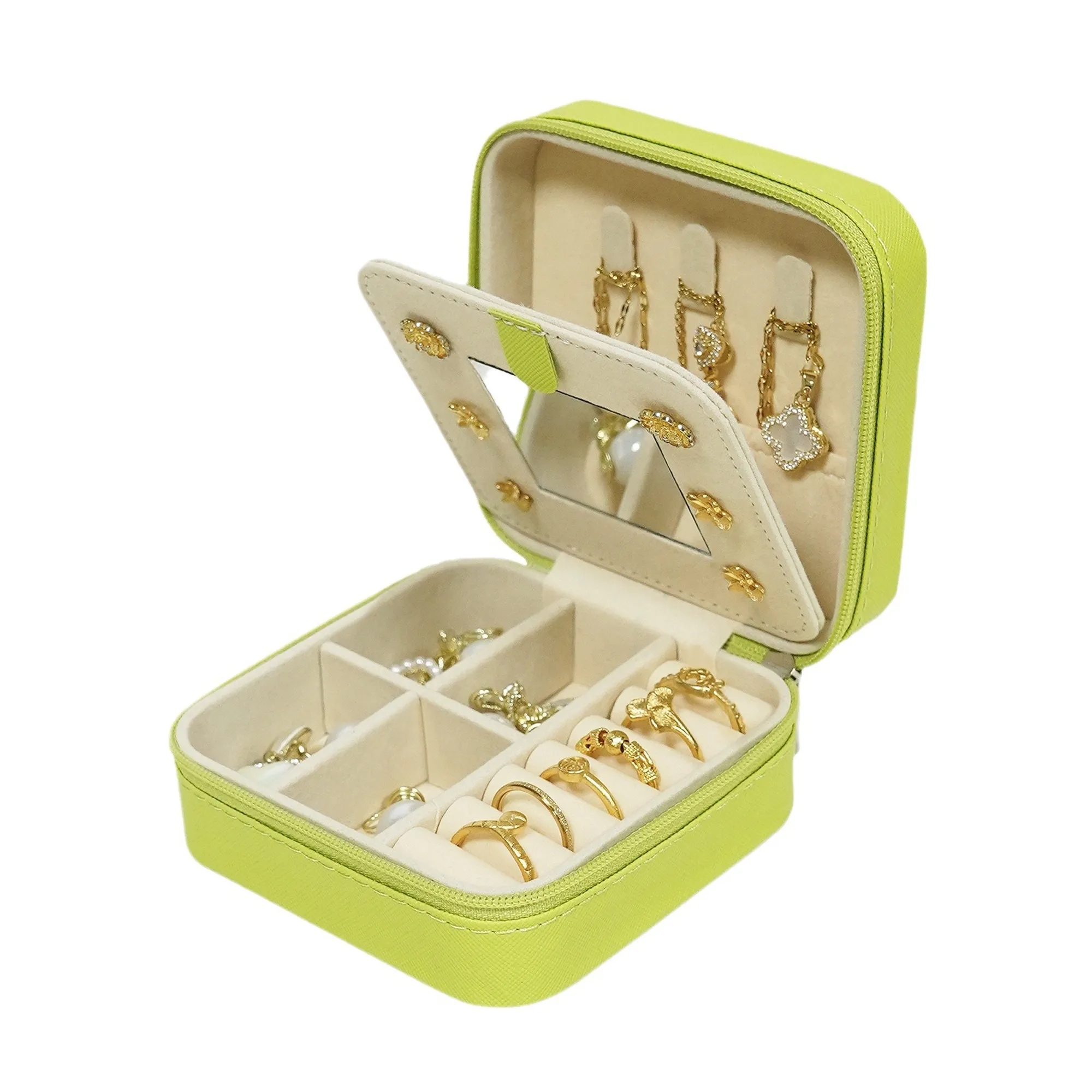 PU Leather Travel Jewelry Organizer 4