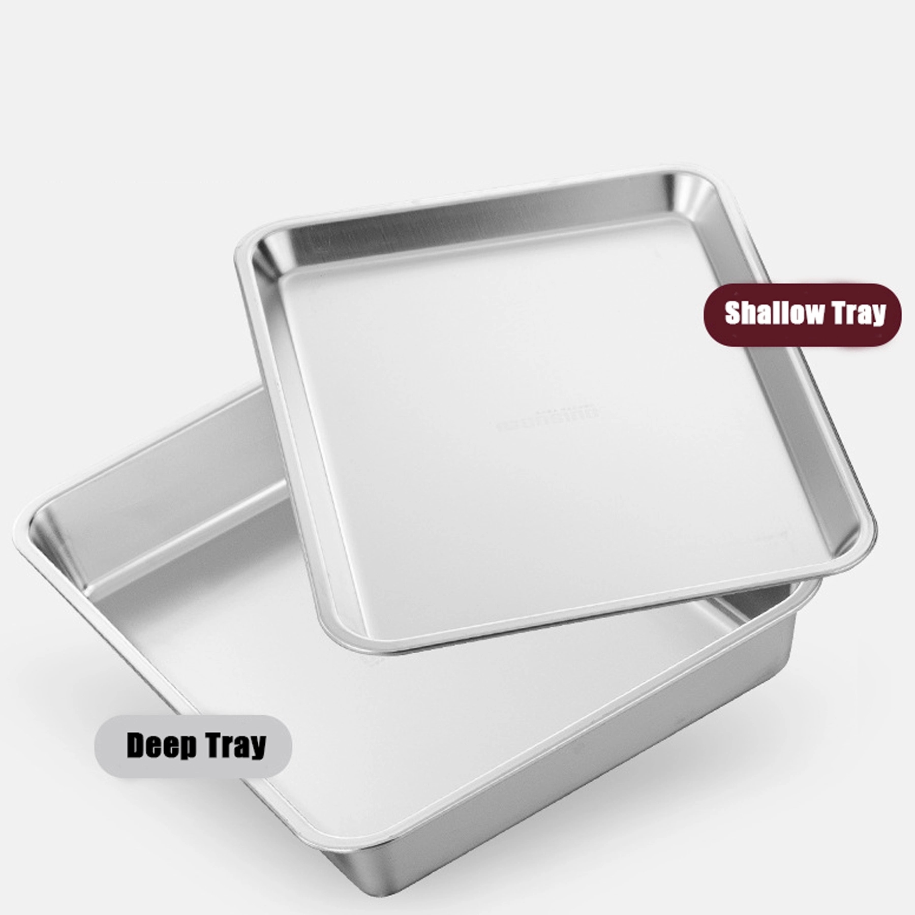 Baking Pans Cookie Half Sheet Cake Plates Tray 4