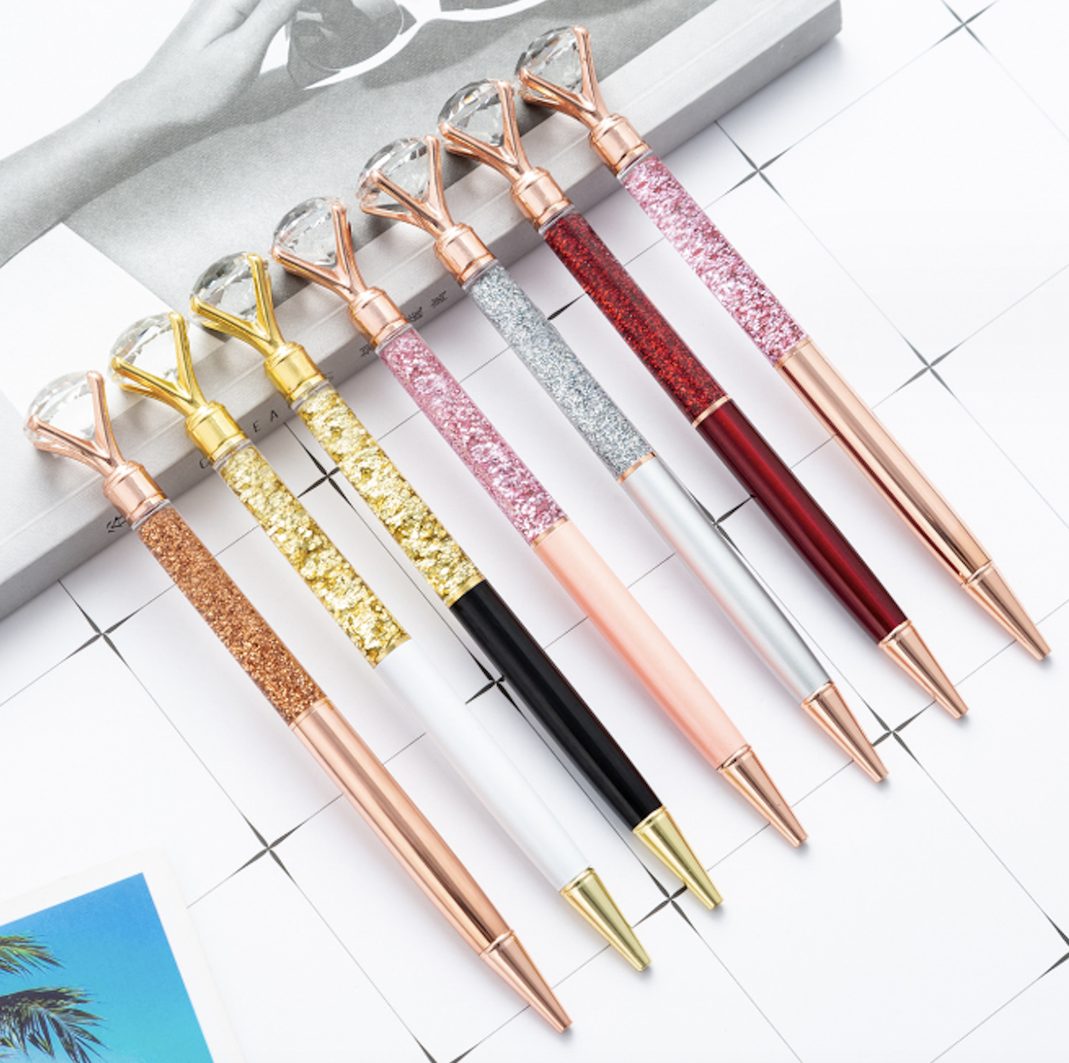 Diamond Metal Ballpoint Pen 1
