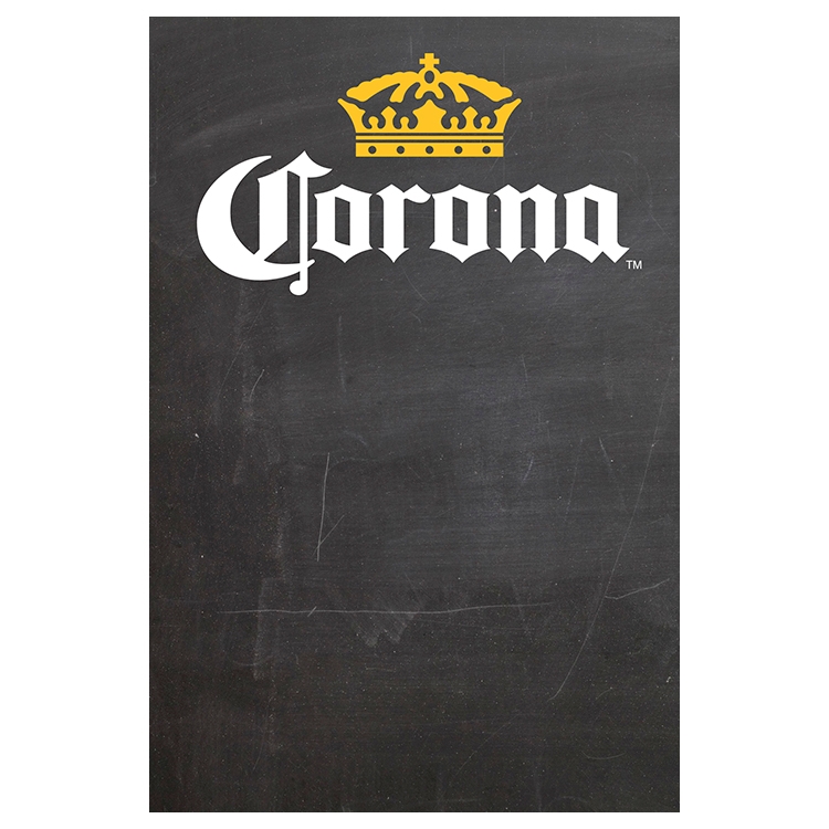 1/8" Frameless Wall Chalkboard 12"w x 18"h