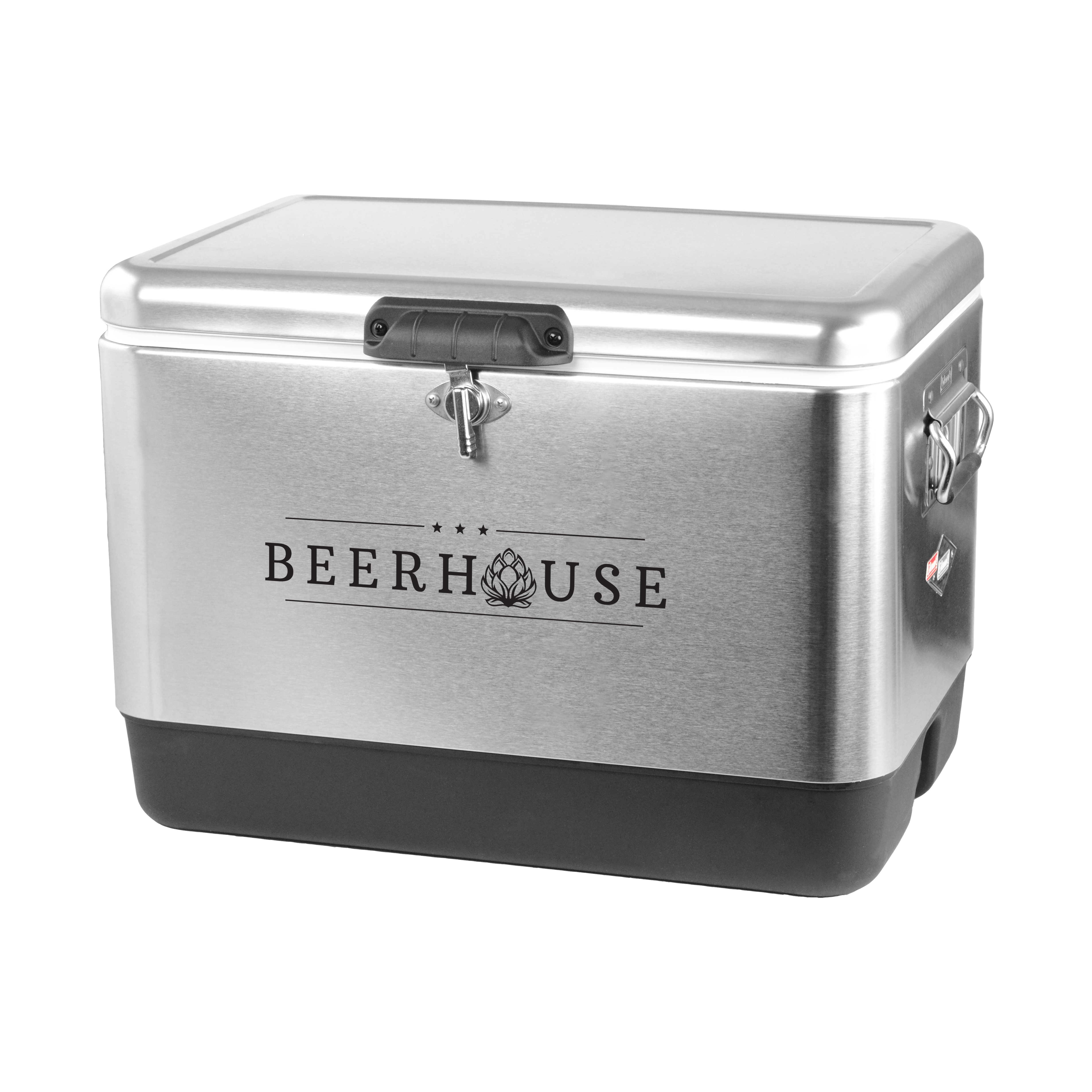 54 Qt Steel-Belted Stainless Steel Cooler