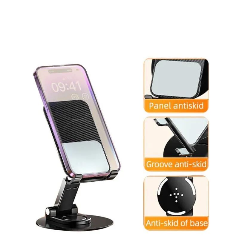 Rotating Height Adjustable Cell Phone Stand for Desk 3