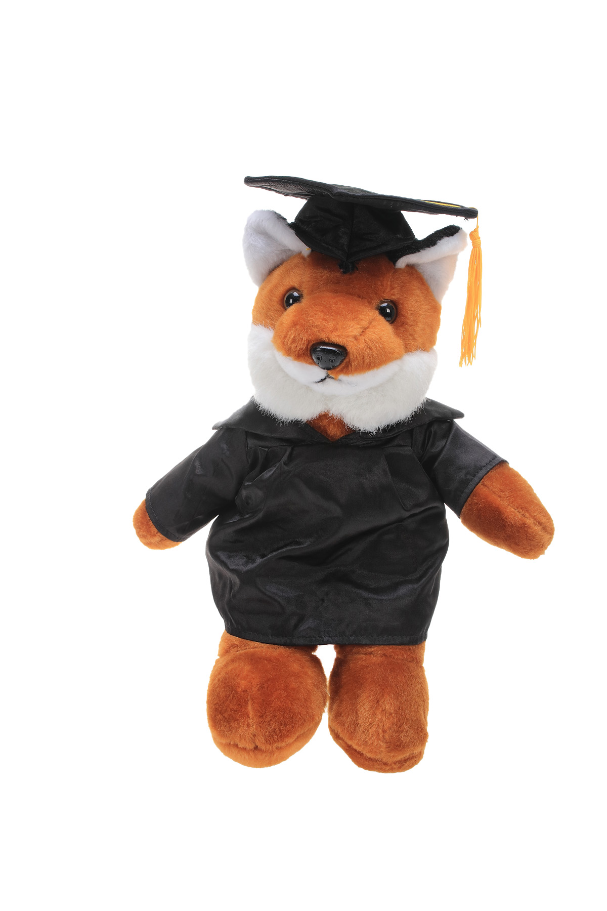 Soft Plush Fox in Graduation Cap & Gown Stuffed Animal