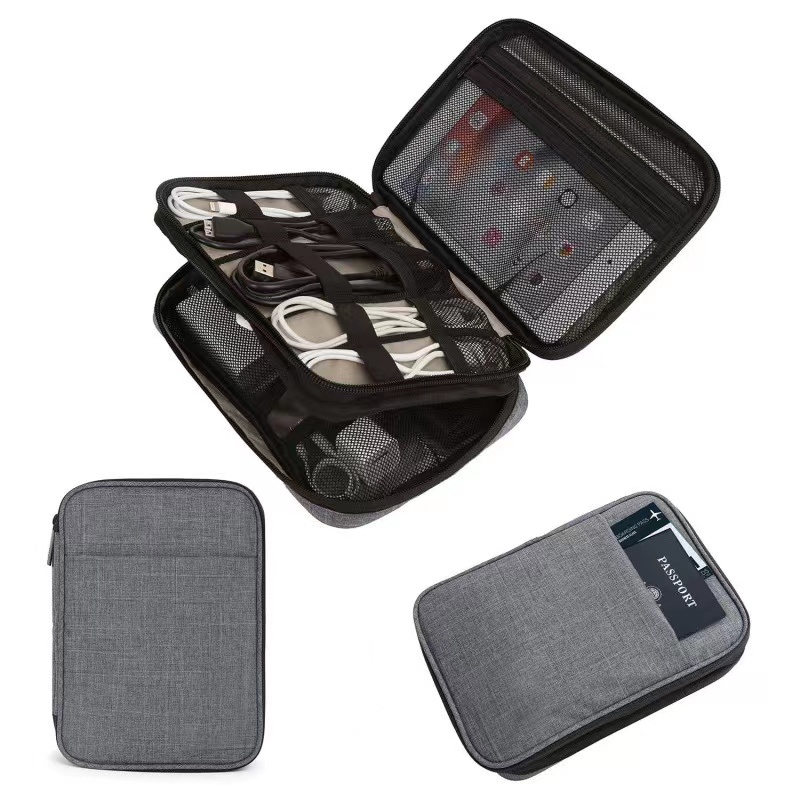 Double-Layer Travel Cable Organizer Electronic Accessories 5