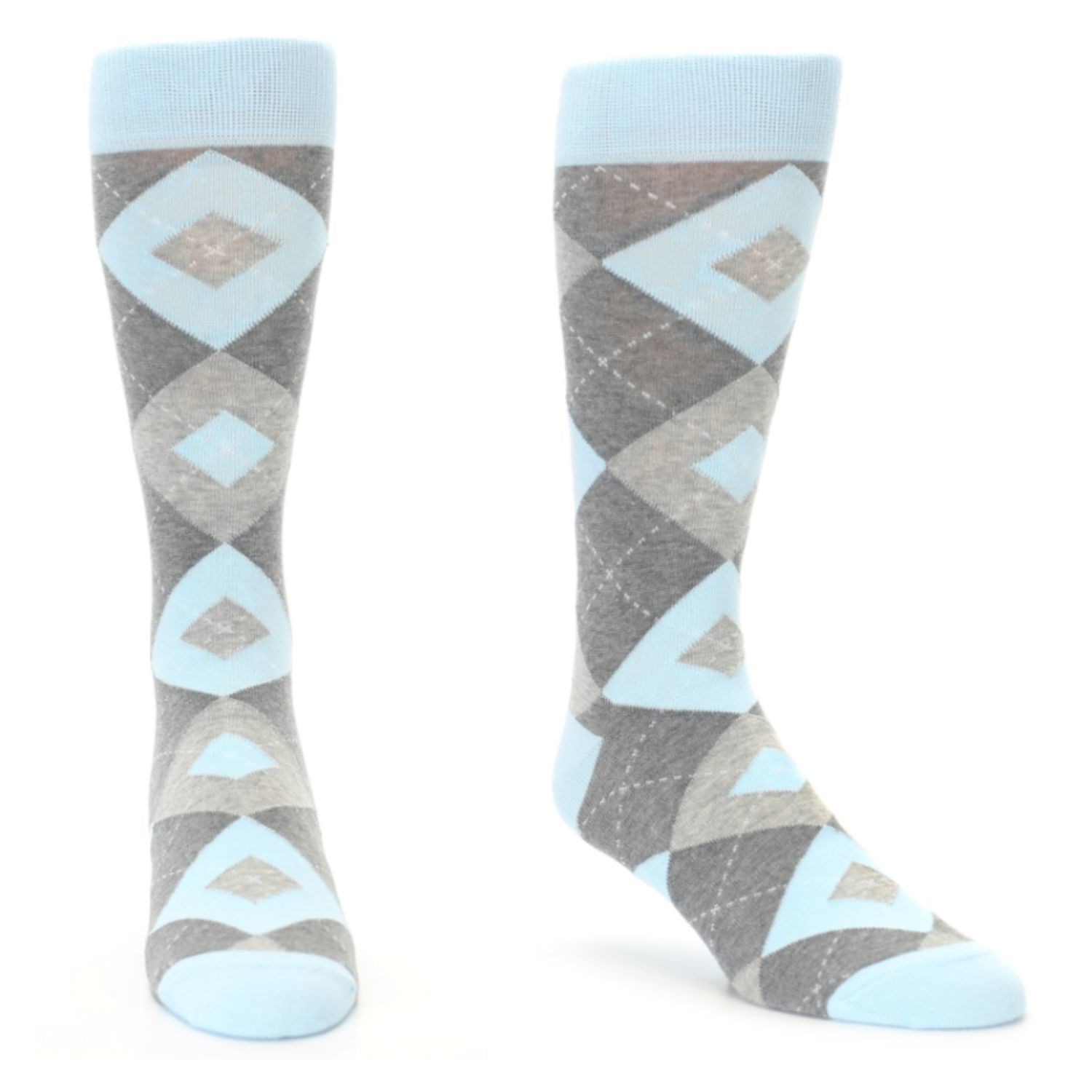Stock ready Argyle premium dress Socks w/ Custom embroidered logo, 200 needles 6