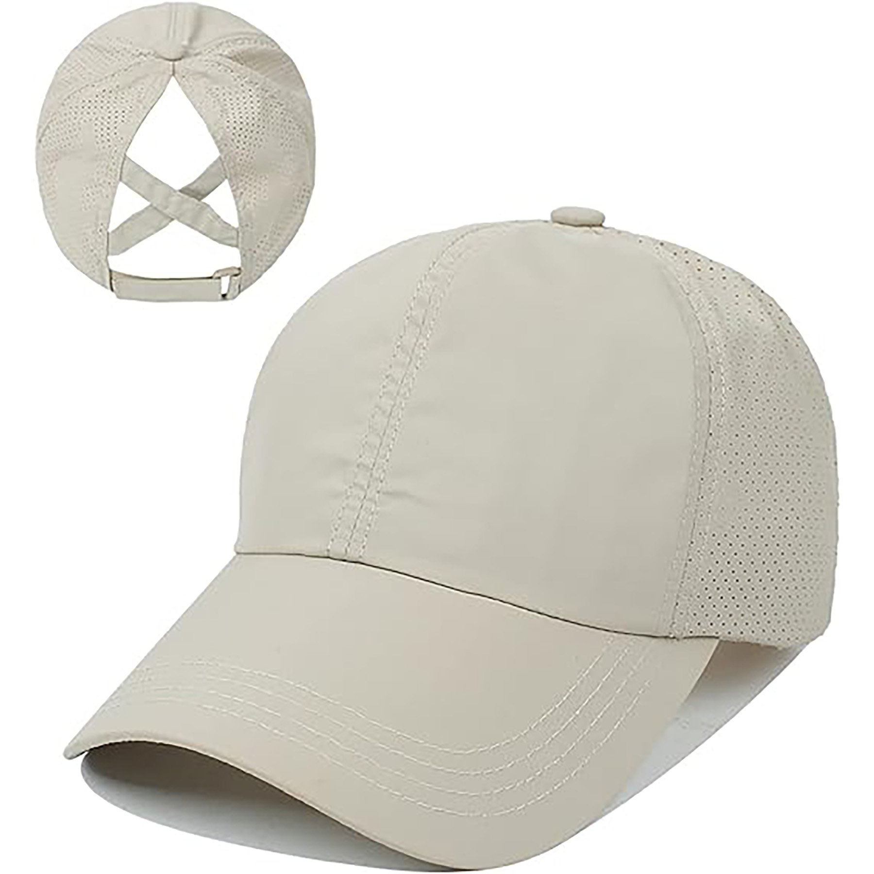 Criss Cross Ponytail Baseball Cap 12