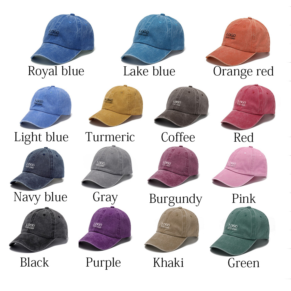 Custom Retro Washed Hat 17