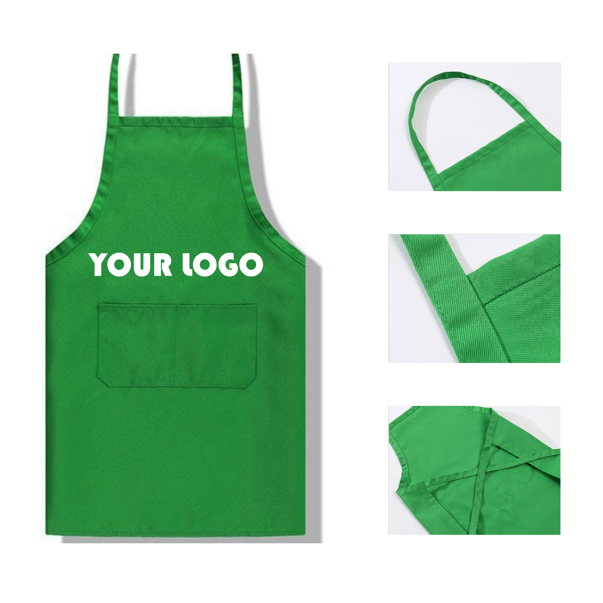 Apron With 2 Pockets For Kitchen Cooking BBQ Painting 3
