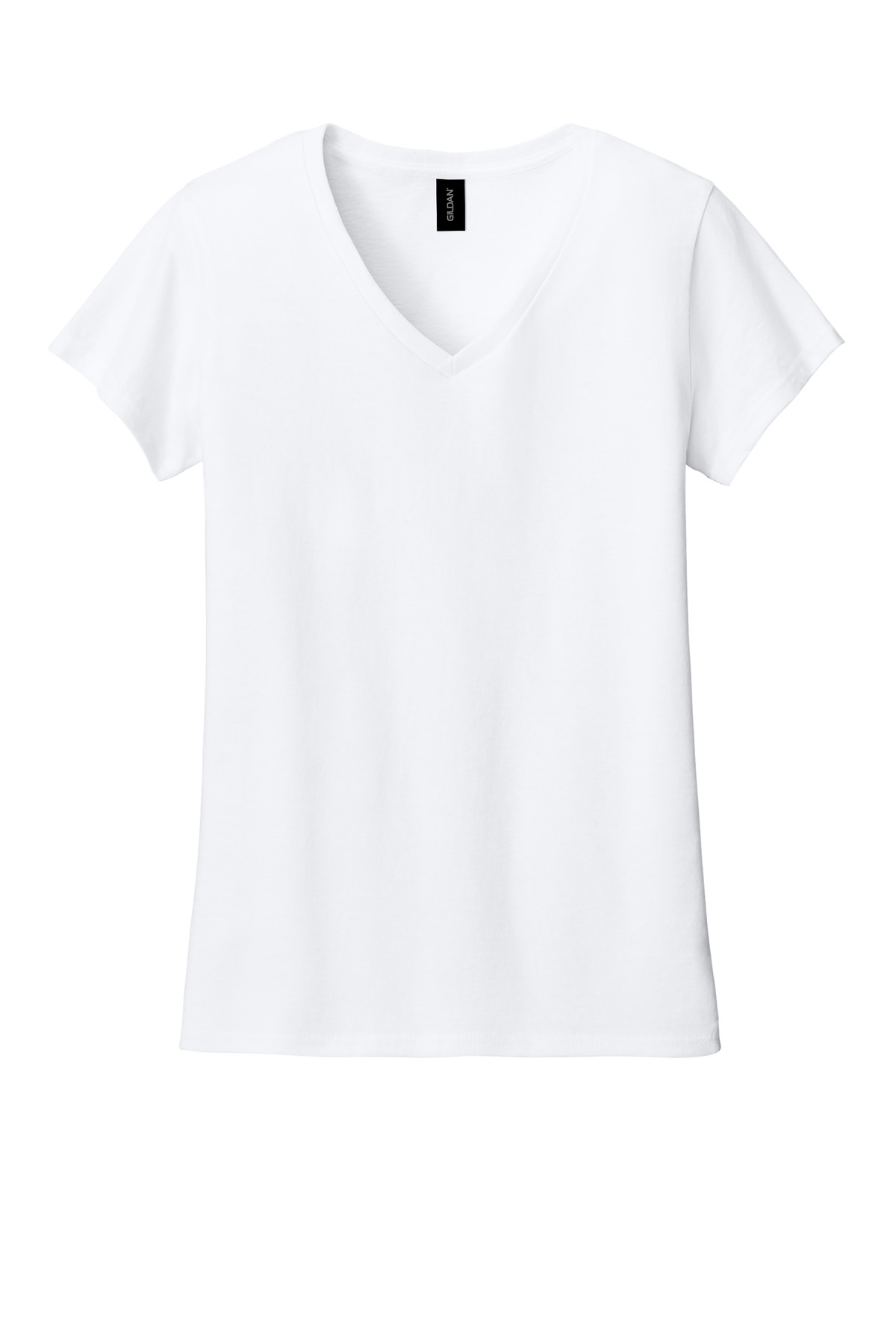 Gildan Women's Heavy Cotton 100% Cotton V-Neck T-Shirt. 5V00L 10