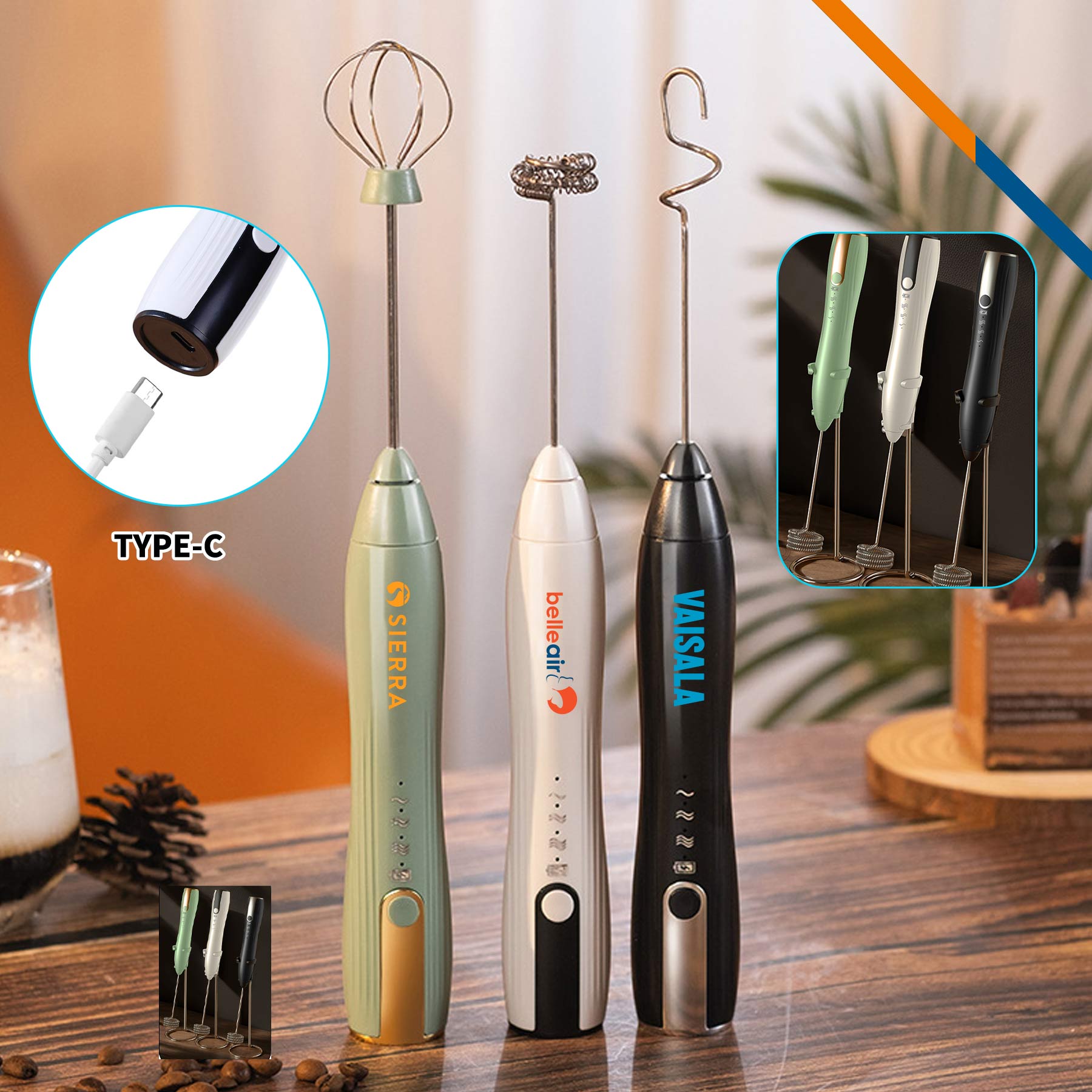 Aerofo Electric Handheld Frother Set 7