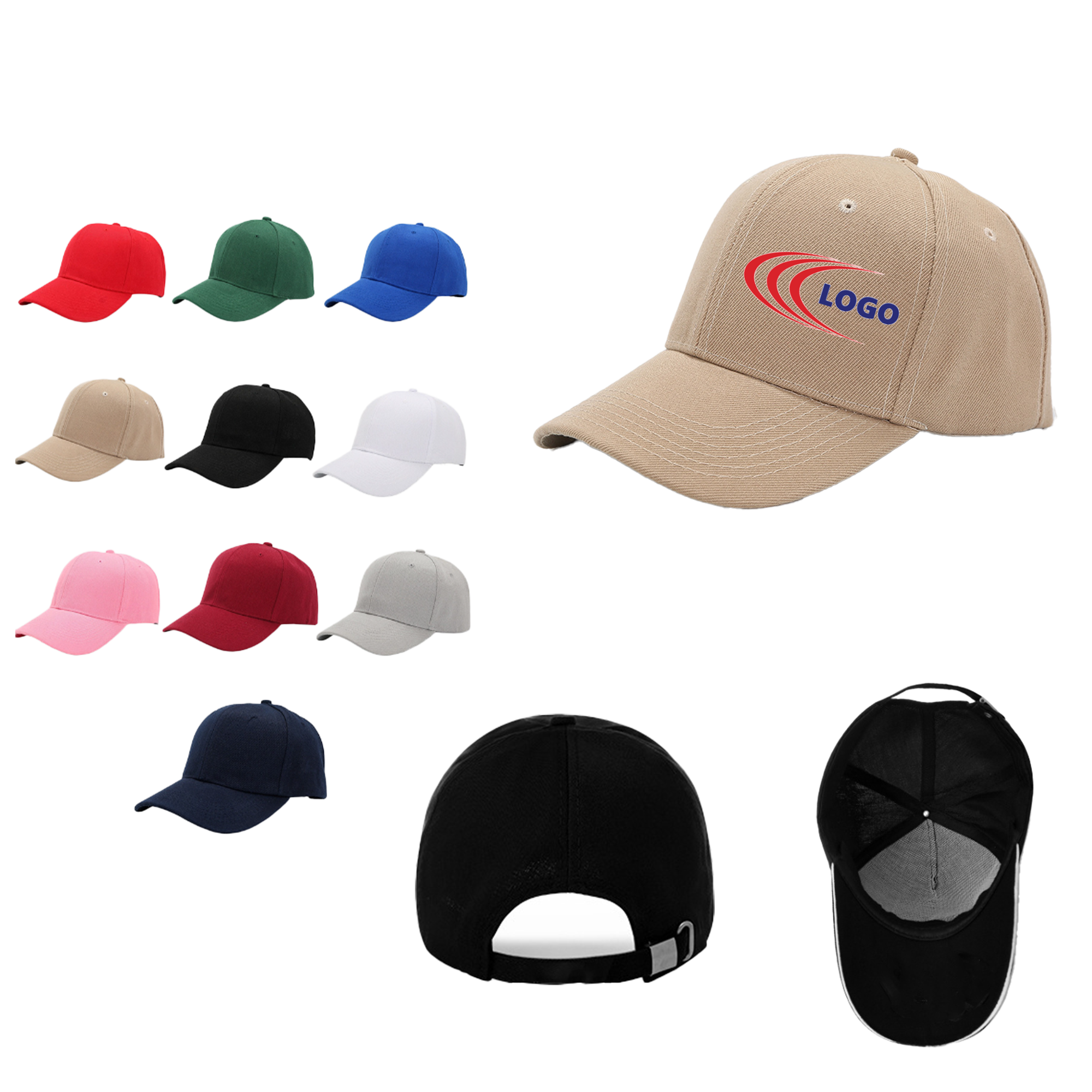 Solid Color Sports Cap 1