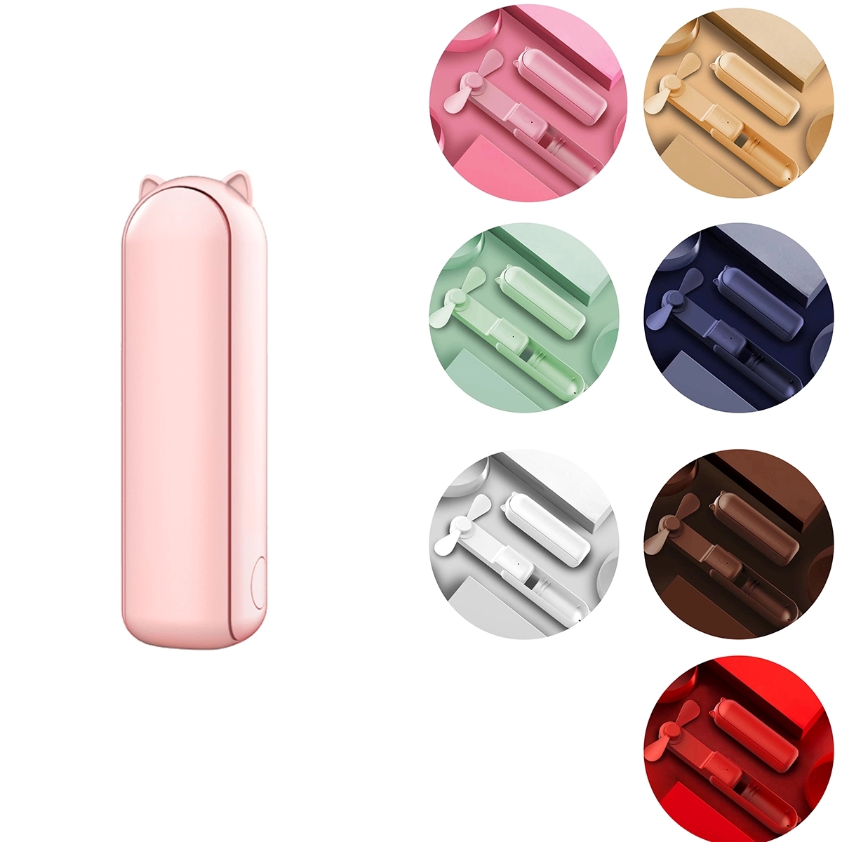 Folding Multifunctional Power Bank Small Fan 2