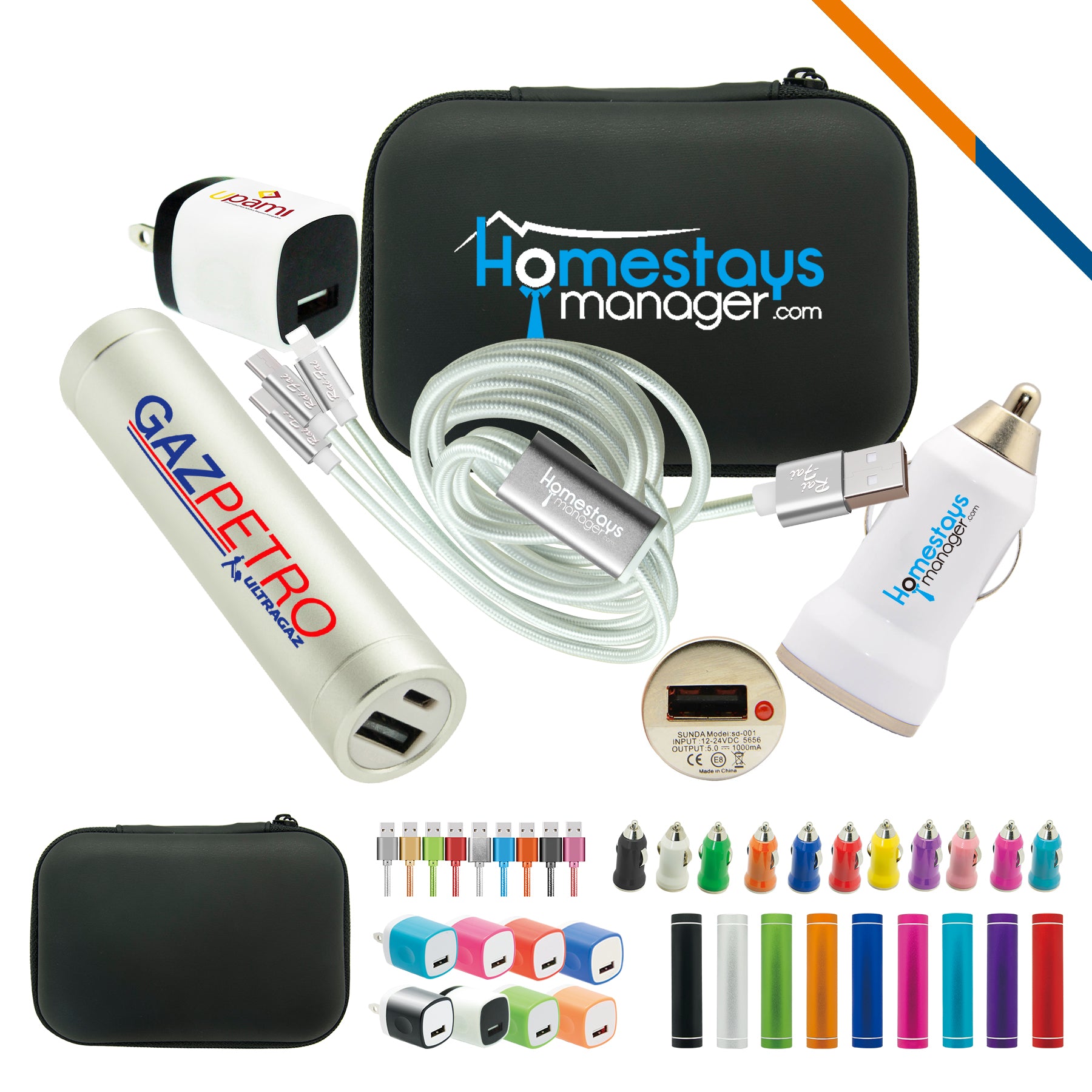 Lotus Charging Set (4 in 1 Set) 2000Mah 1