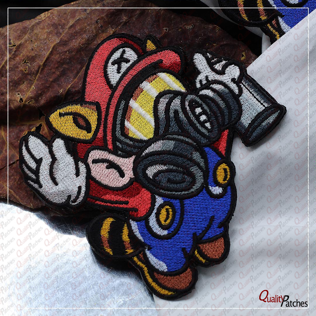 Custom Die Cut Embroidered Patches 38