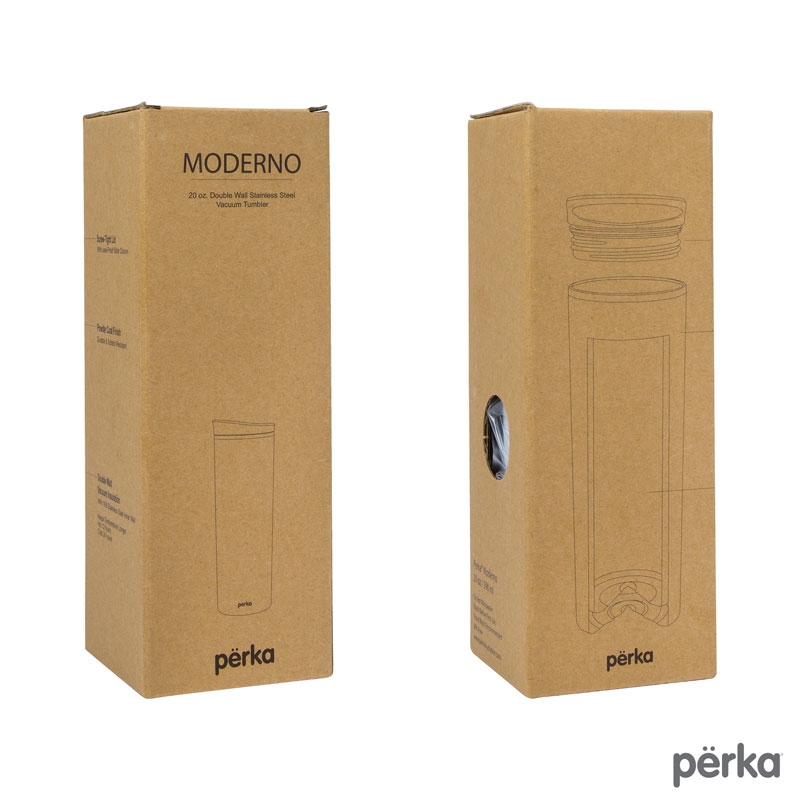 Perka® Moderno 20 oz. Double Wall, Stainless Steel Tumbler 19