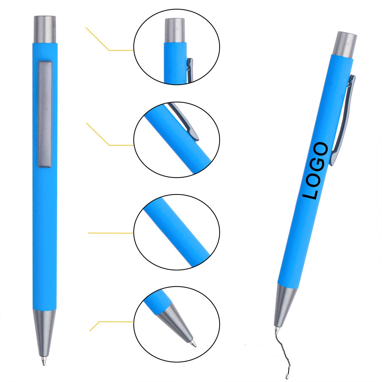 ECO Friendly Retractable Paper Ballpoint Pen 4