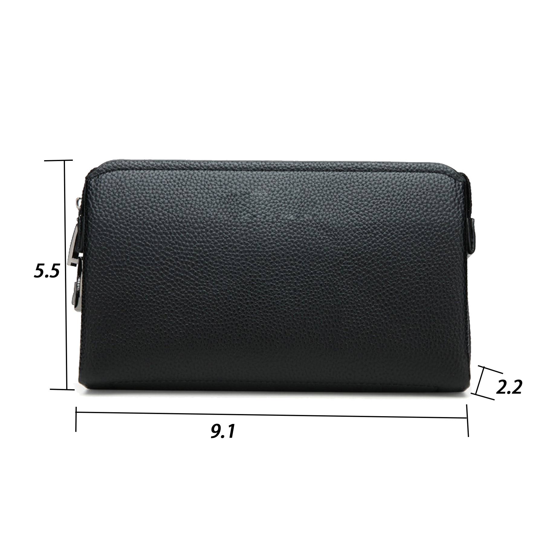 Pu men's handbag Wallet Combination lock 1