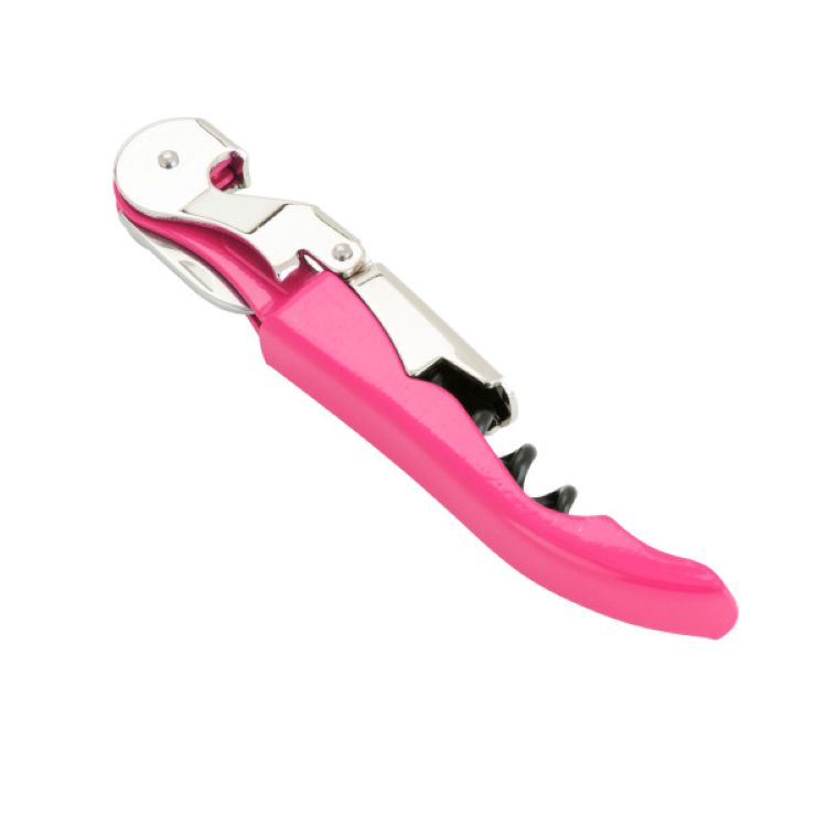 Truetap™ Pink Double Hinged Waiter's Corkscrew 5