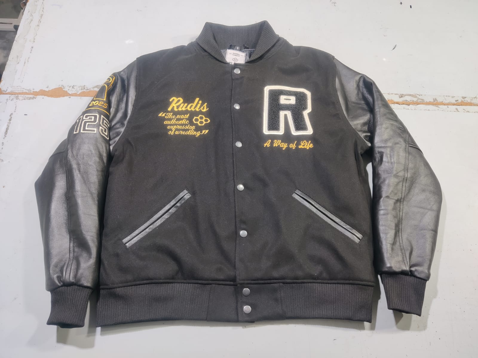 High-End Custom Genuine or Vegan Leather Varsity Letterman and Leather Jackets 31
