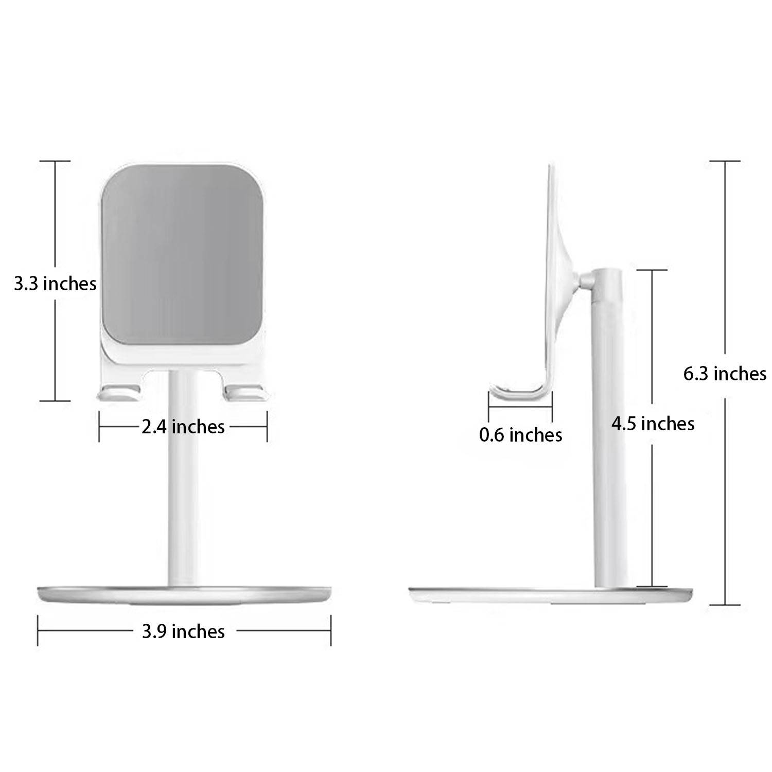 Adjustable Phone Stand for Desk Compatible 3