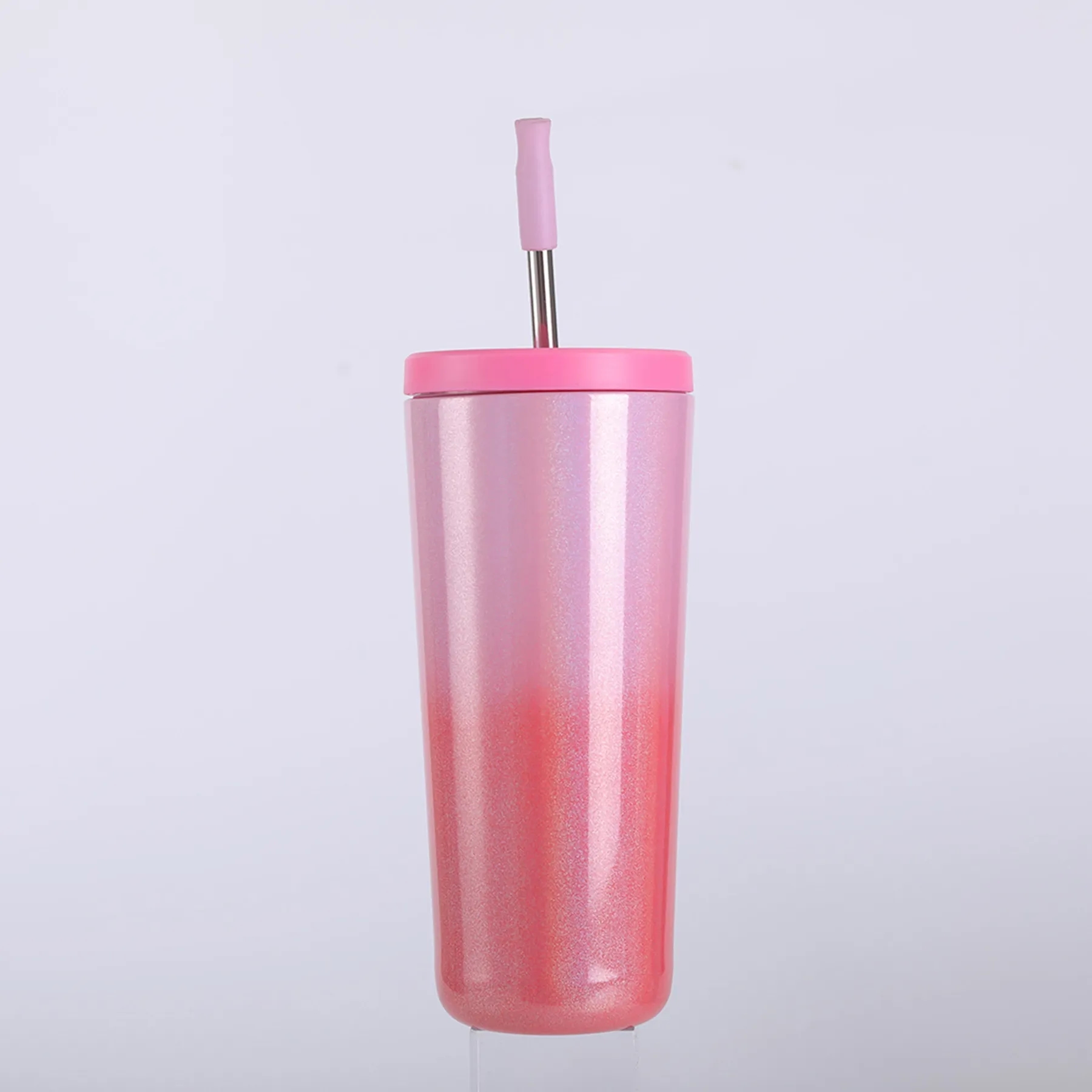 25 Oz. Gradient Stainless Steel Vacuum Tumbler with Straw 5