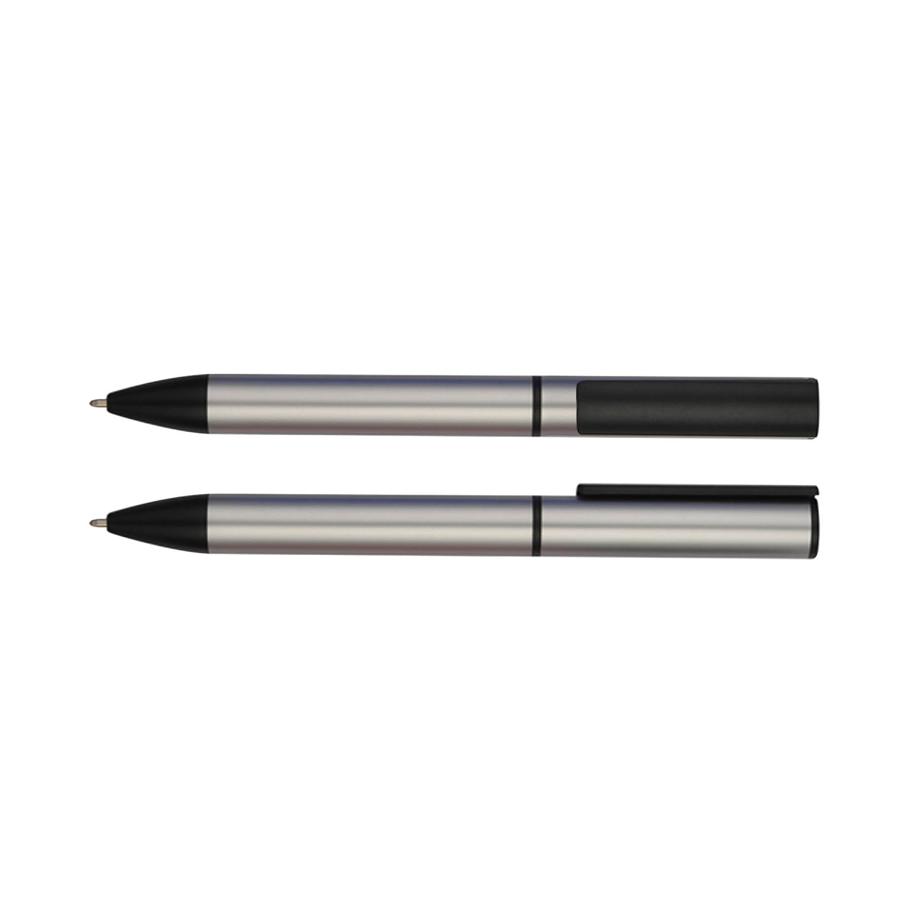 Twist Action Black Accents Ballpoint Metal Pen 1