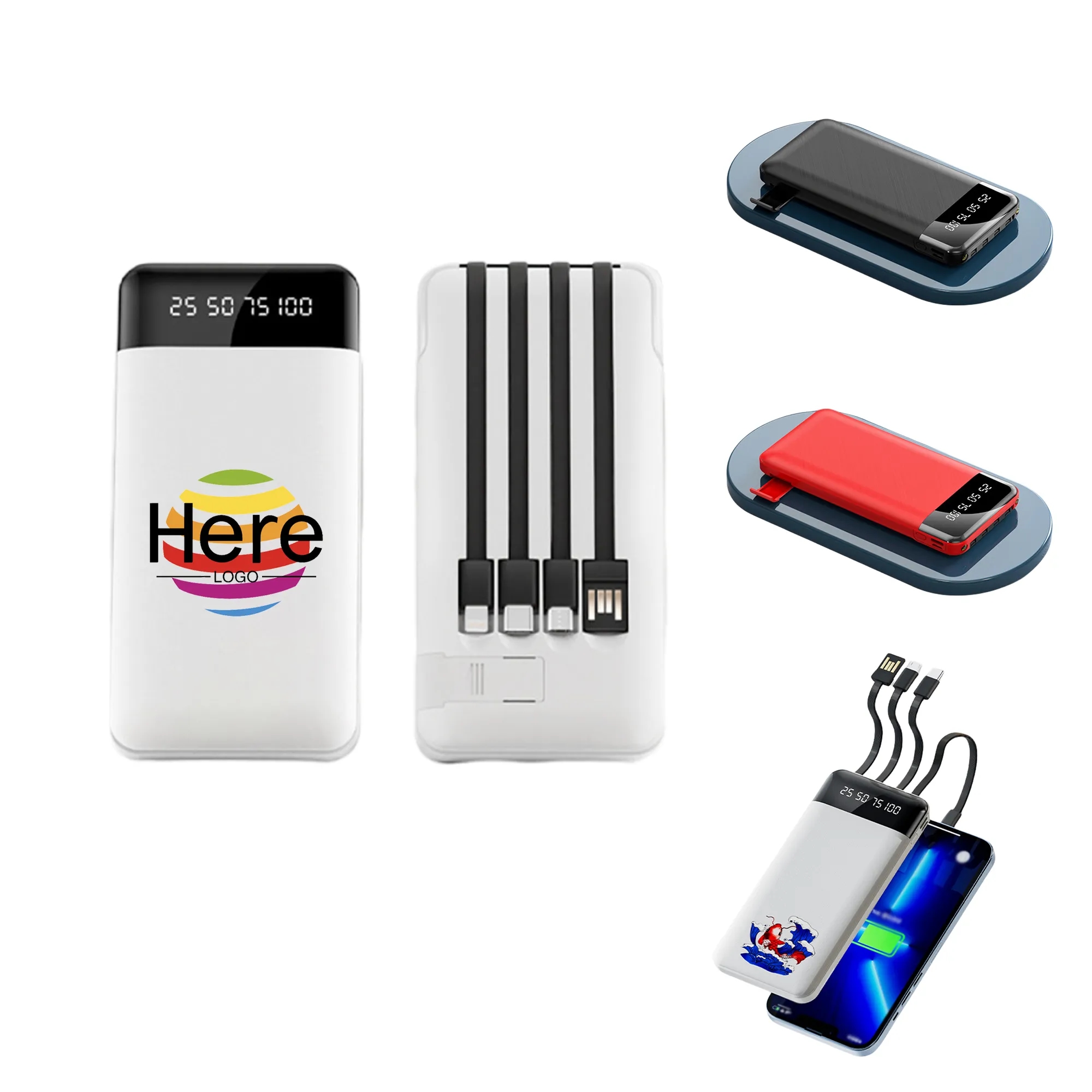 Portable Charger 20000mAh Power Bank with Flashlight 1