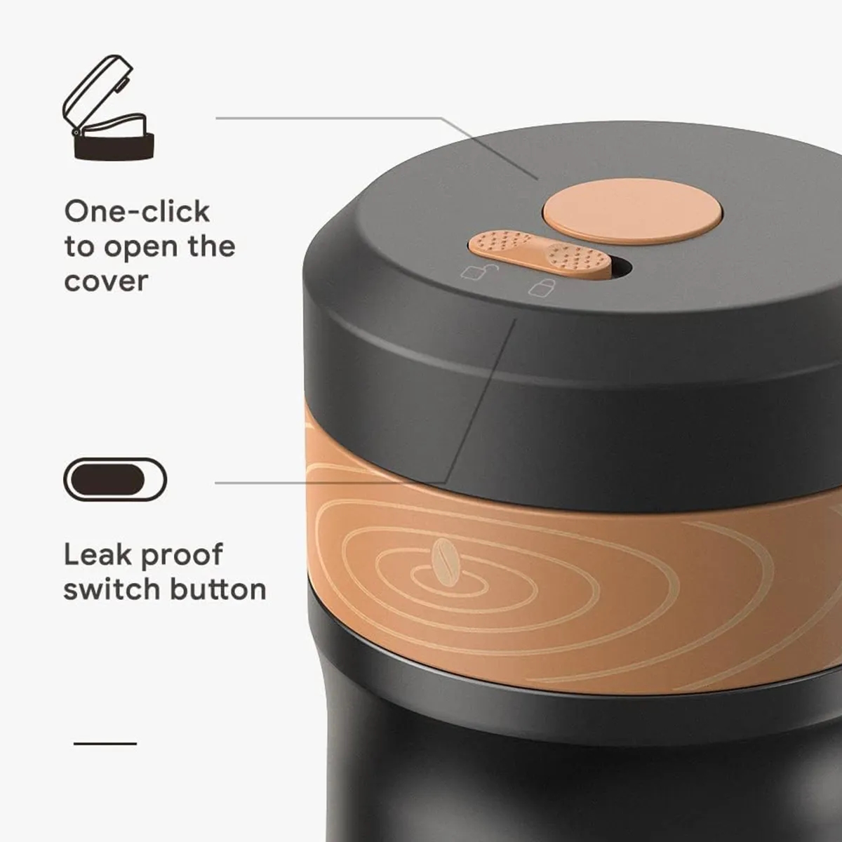 Portable French Press Car-Go Coffee Maker Insulated Bottle 6