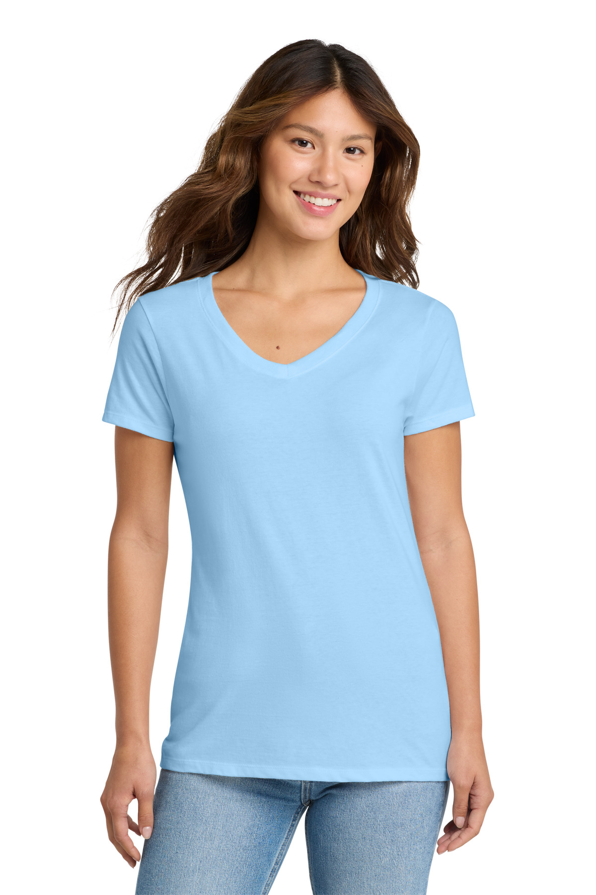 Port & Co Women's Fan Favorite V-Neck Tee. LPC450V 130