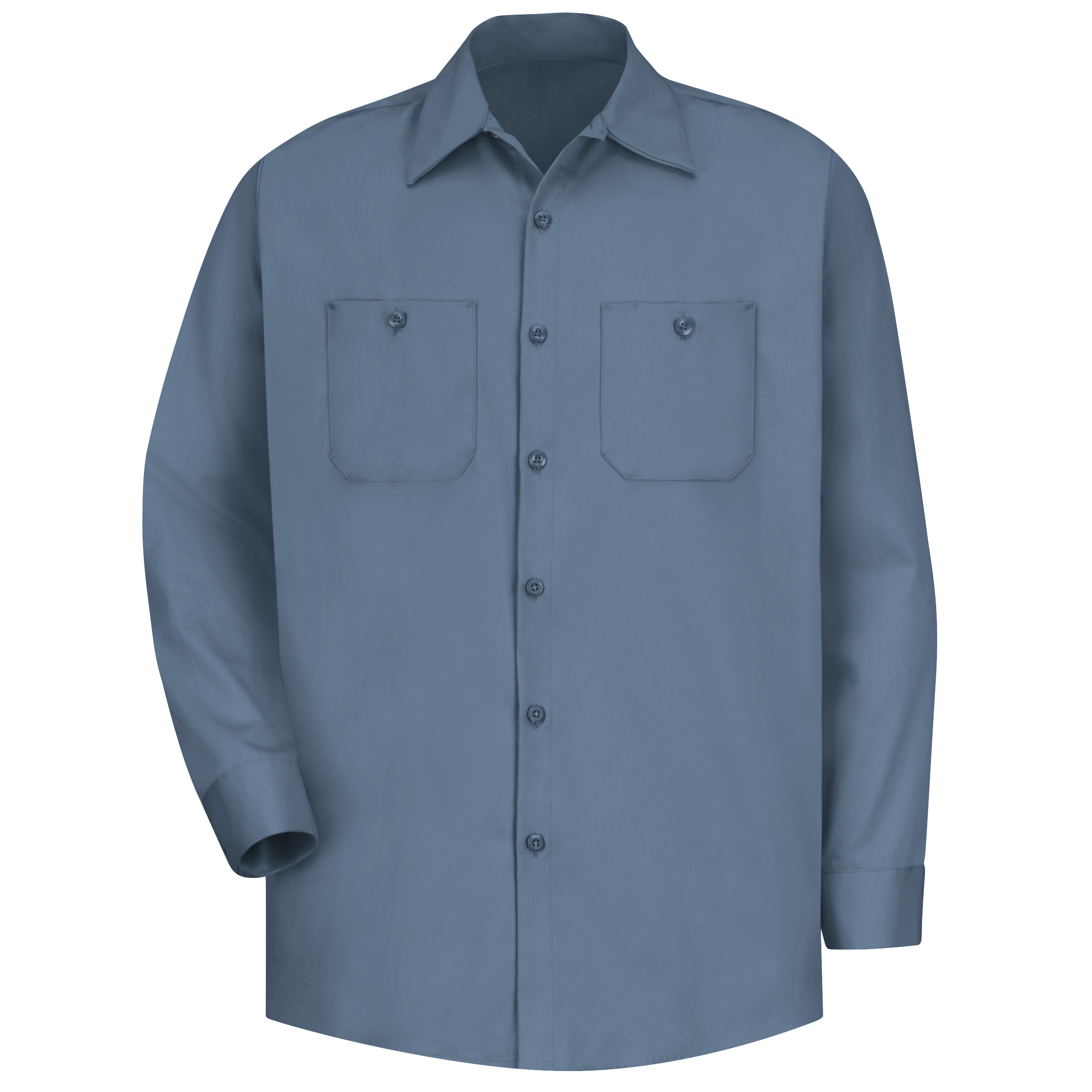Red Kap® Men's Long Sleeve Wrinkle-Resistant Cotton Work Shirt 2
