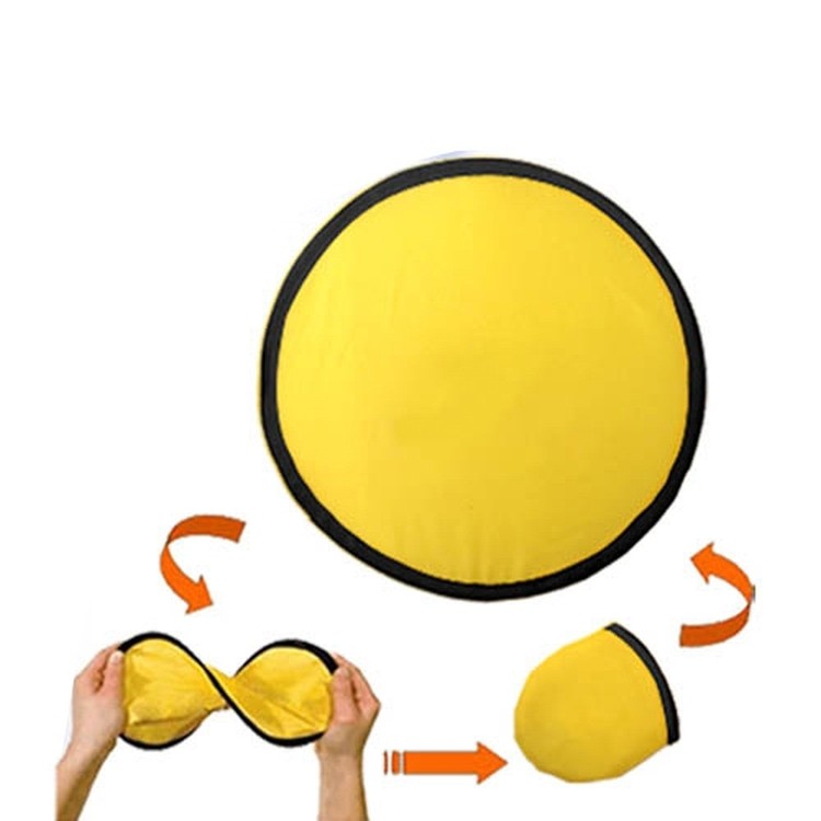 Foldable Polyester Flying Disc With Pouch 2