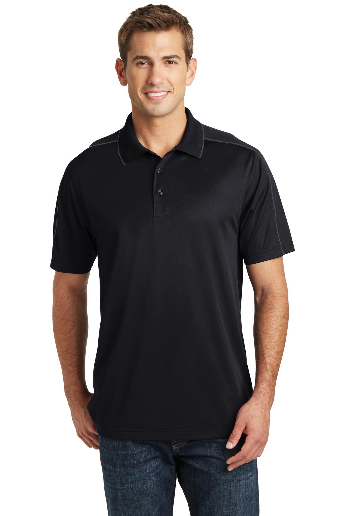 Micropique Sport-Wick Piped Polo