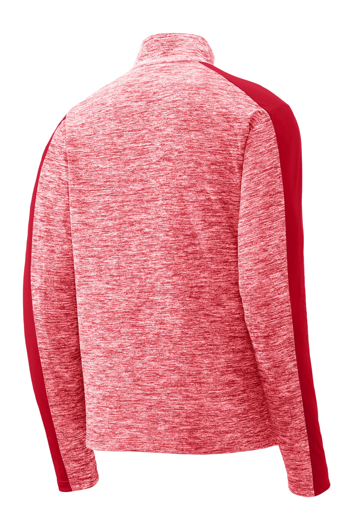 Sport-Tek PosiCharge Electric Heather Colorblock 1/4-Zip Pullover. ST397, custom hoodie or sweatshirt with logo imprint 2