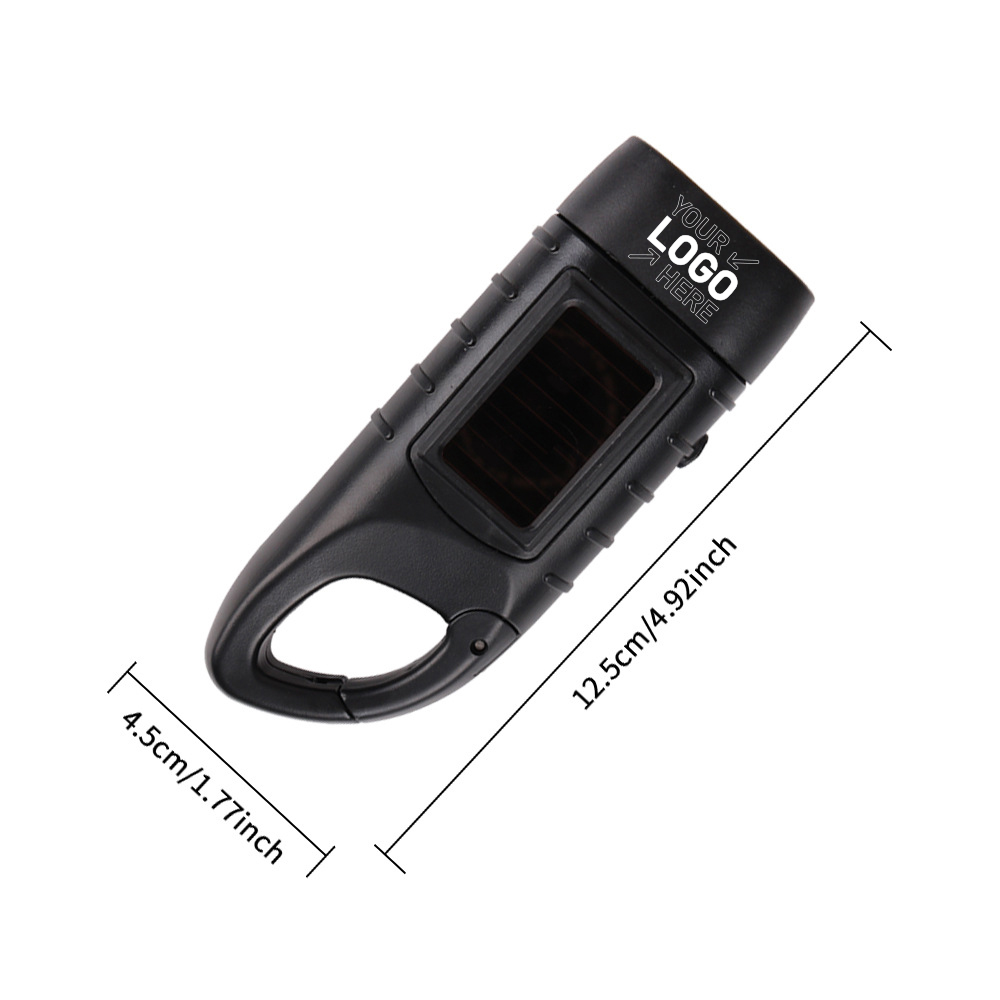 Hand Crank Solar LED Flashlight 4