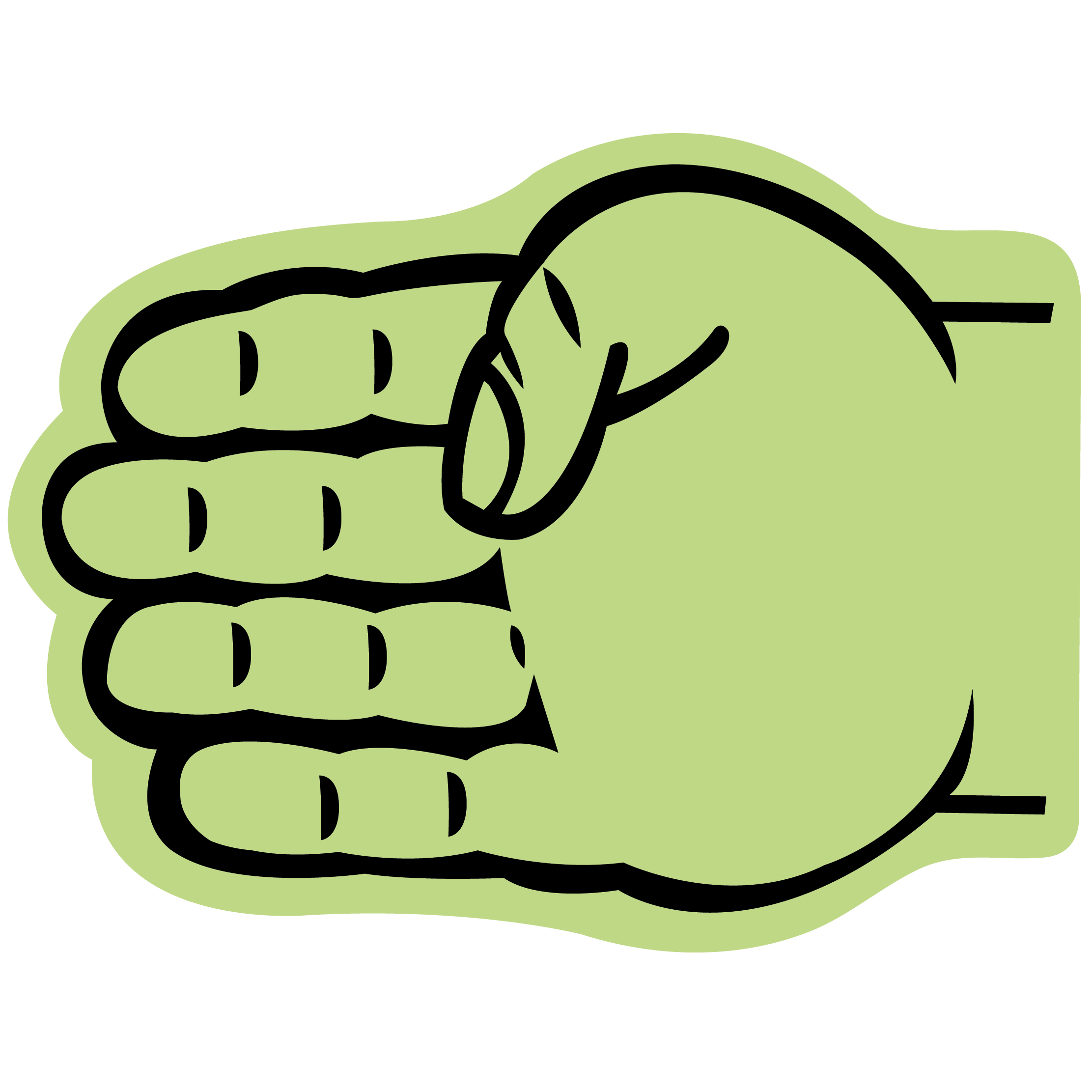 First Down Foam Hand 6