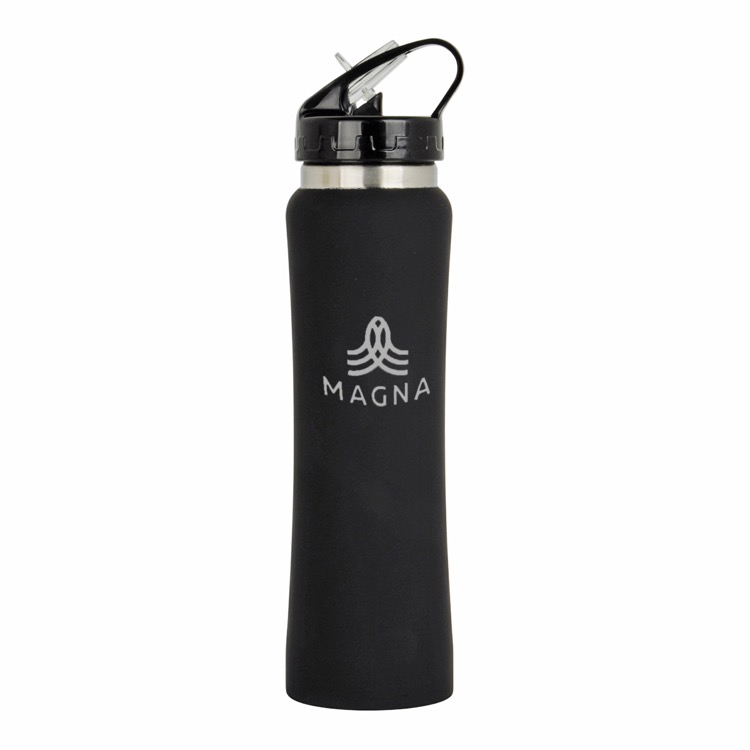 Endura 25 oz. Water Bottle with Rubber Coated Finish, custom water bottle with logo imprint 1