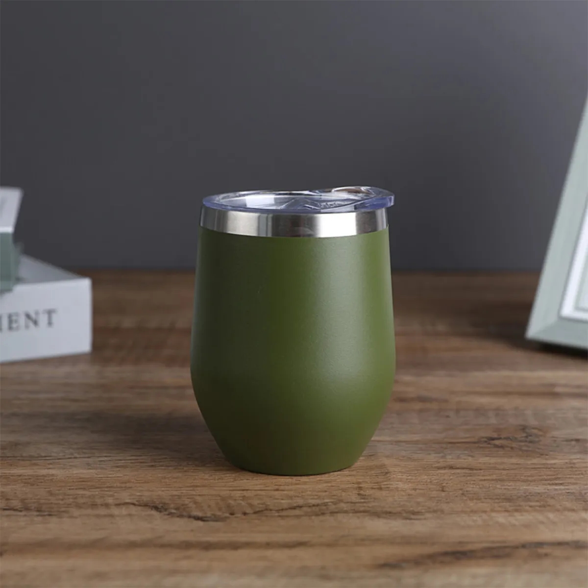 Bulk Egg Shaped Insulated Stainless Steel Vacuum Wine Cup 13