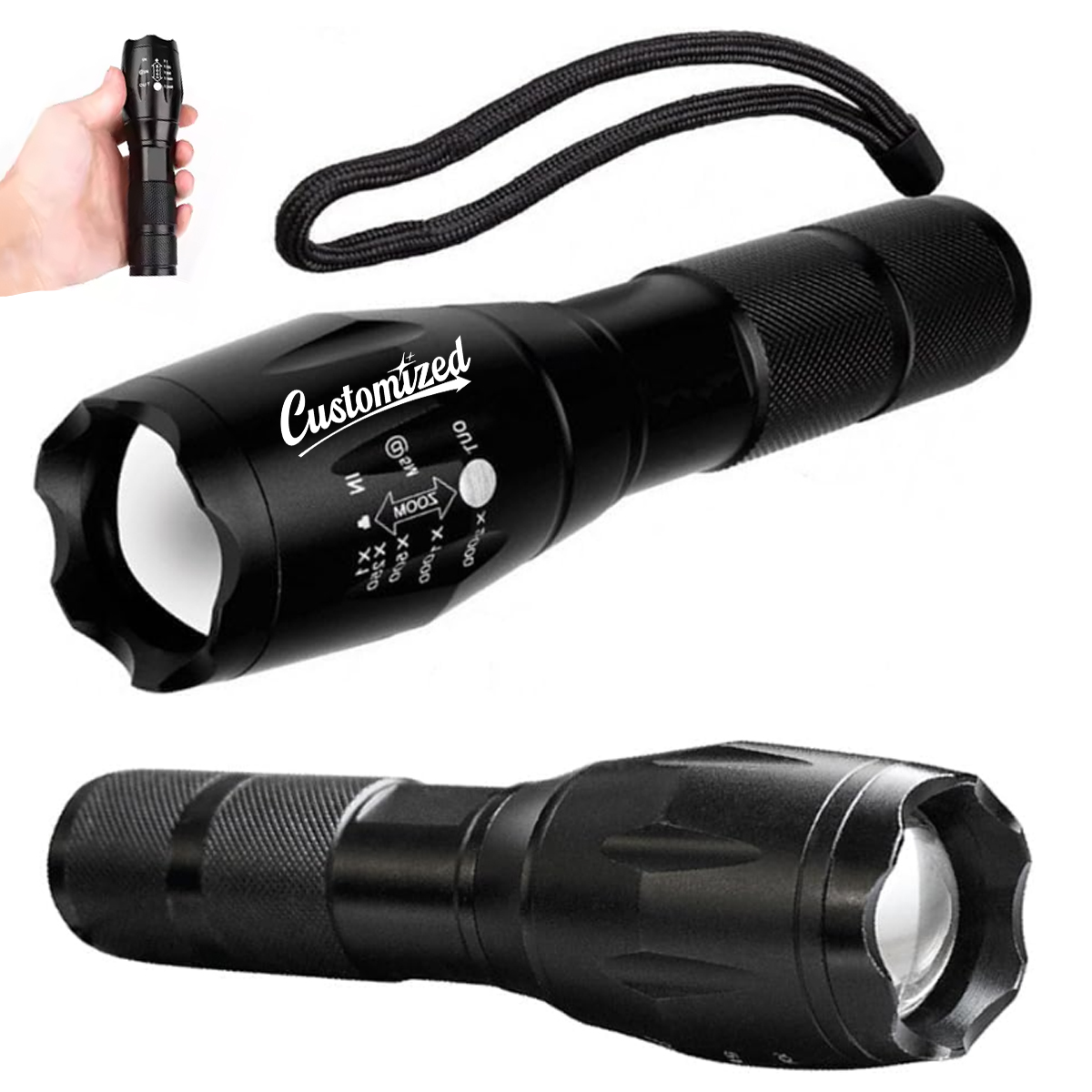 Zoomable Tactical LED Flashlight with Adjustable Focus 3
