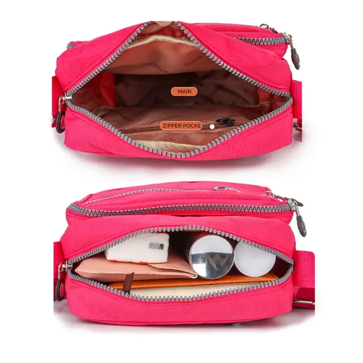 Women's Nylon Crossbody Bag Casual Handbag Waterproof Wallet 4